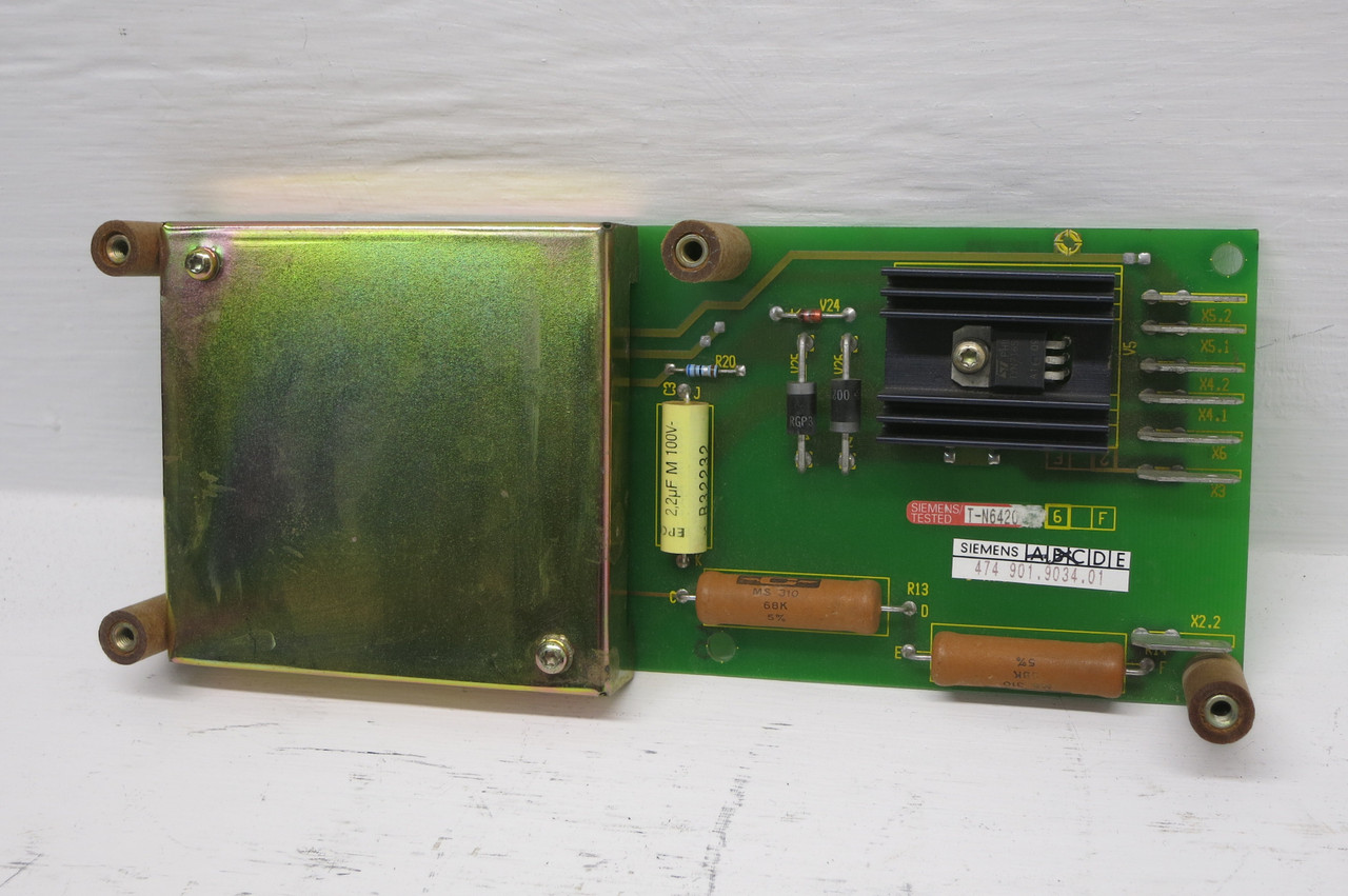 Image of Siemens 474 901.9034.01 PCB Control Board 474901-9034-01 474901-0034-00 Card