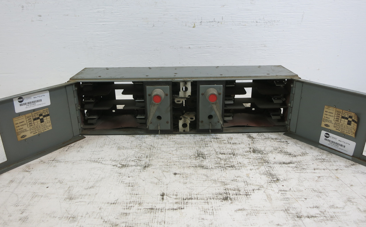 FPE QMQB1132 100A 240V Twin Fusible Panel Board Switch QMQB-1132 100 Amp Dual (DW7580-1)