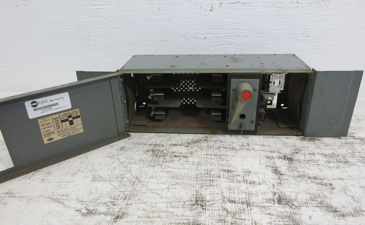 FPE QMQB1032 100A 240V QMQB Fusible Panel Board Switch 100 Amp QMQB-1032 Unit (DW7582-2)