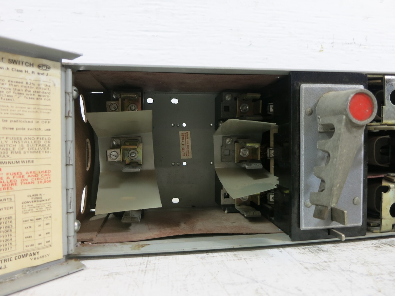 FPE QMQB3336R 30A 600V QMQB Twin Fusible Panel Board Switch 30 Amp QMQB-3336R (DW7579-1)