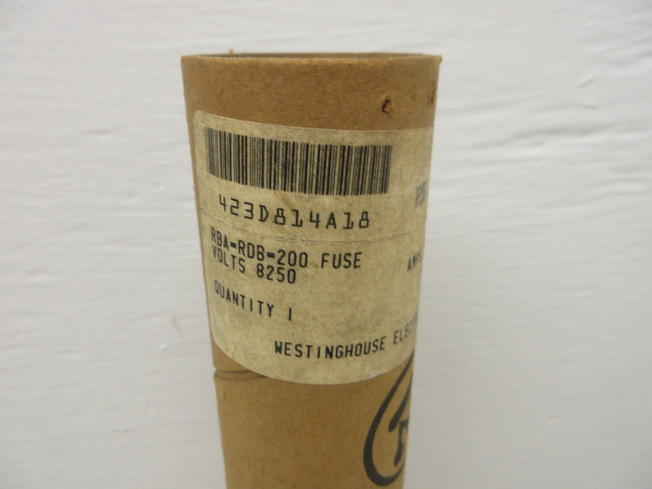 NEW Westinghouse 423D814A18 Power Fuse Refill Type RBA-RDB-200 200E 8.25KV 8250V (AH0754-3)