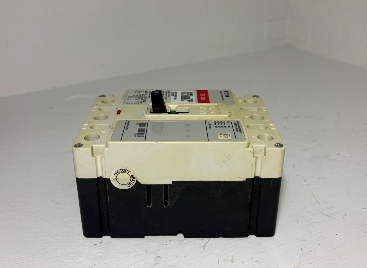 Eaton FD3070BP10 70A Circuit Breaker Glossy Red 3P 600V FD 35k FD3070 70 Amp (EM5668-1)