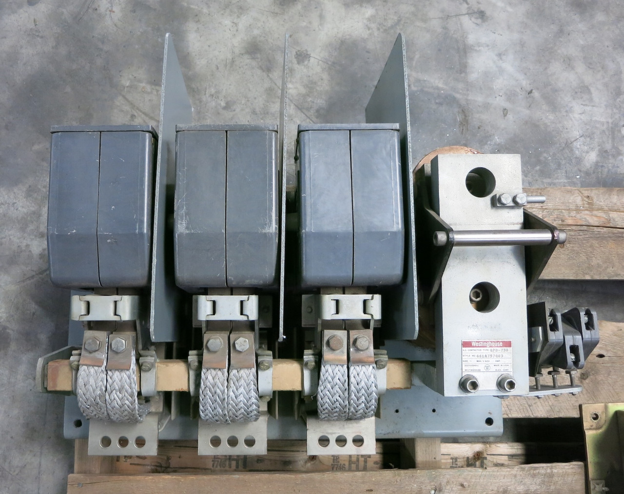 Westinghouse GPD-730 Size 7 Motor Contactor 461A757G03 600V GPD730 480V (DW7591-1)