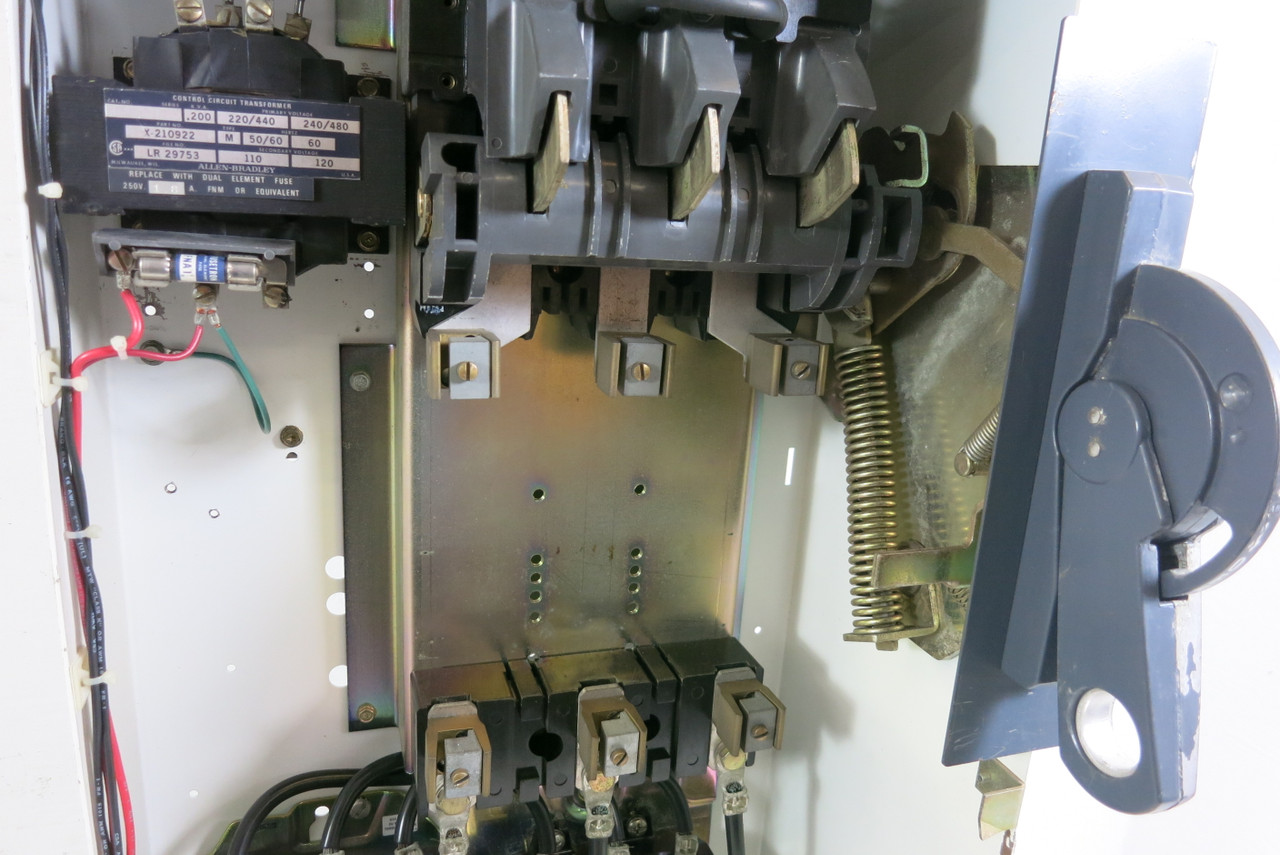 Allen Bradley 2100 Centerline 100 Amp Fusible Size 3 Starter 33" MCC Bucket 100A (BJ1050-2)