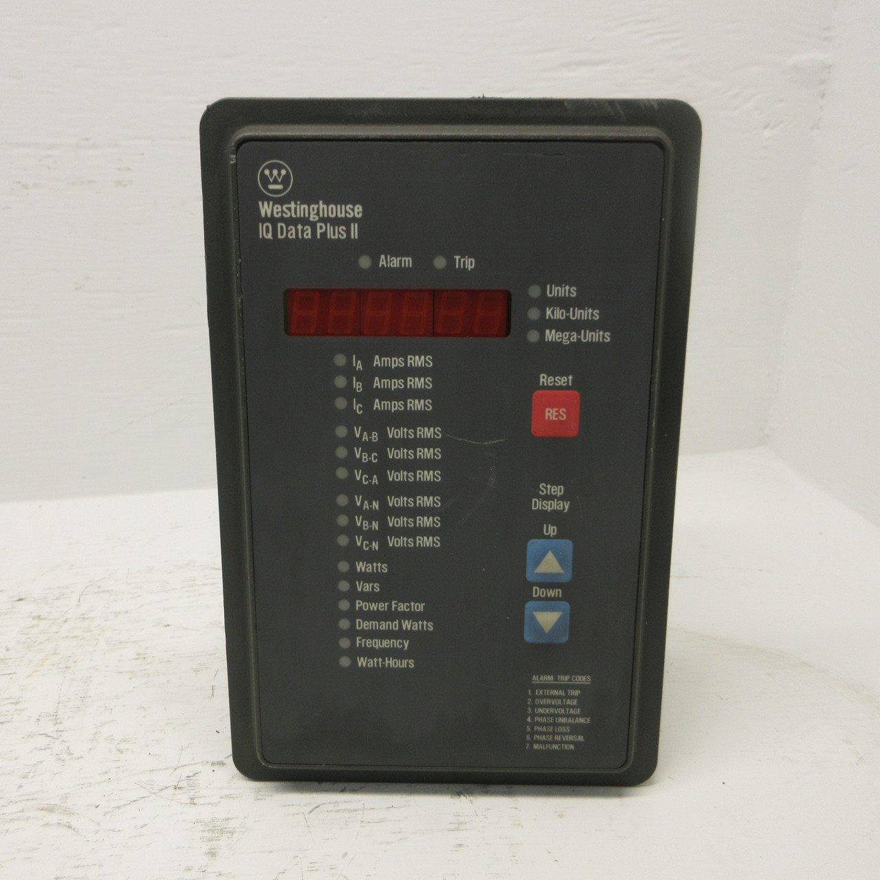 Westinghouse 2D78522G01 IQ Data Plus II 9966D75G01 Power Supply Monitor Display (AH0759-1)