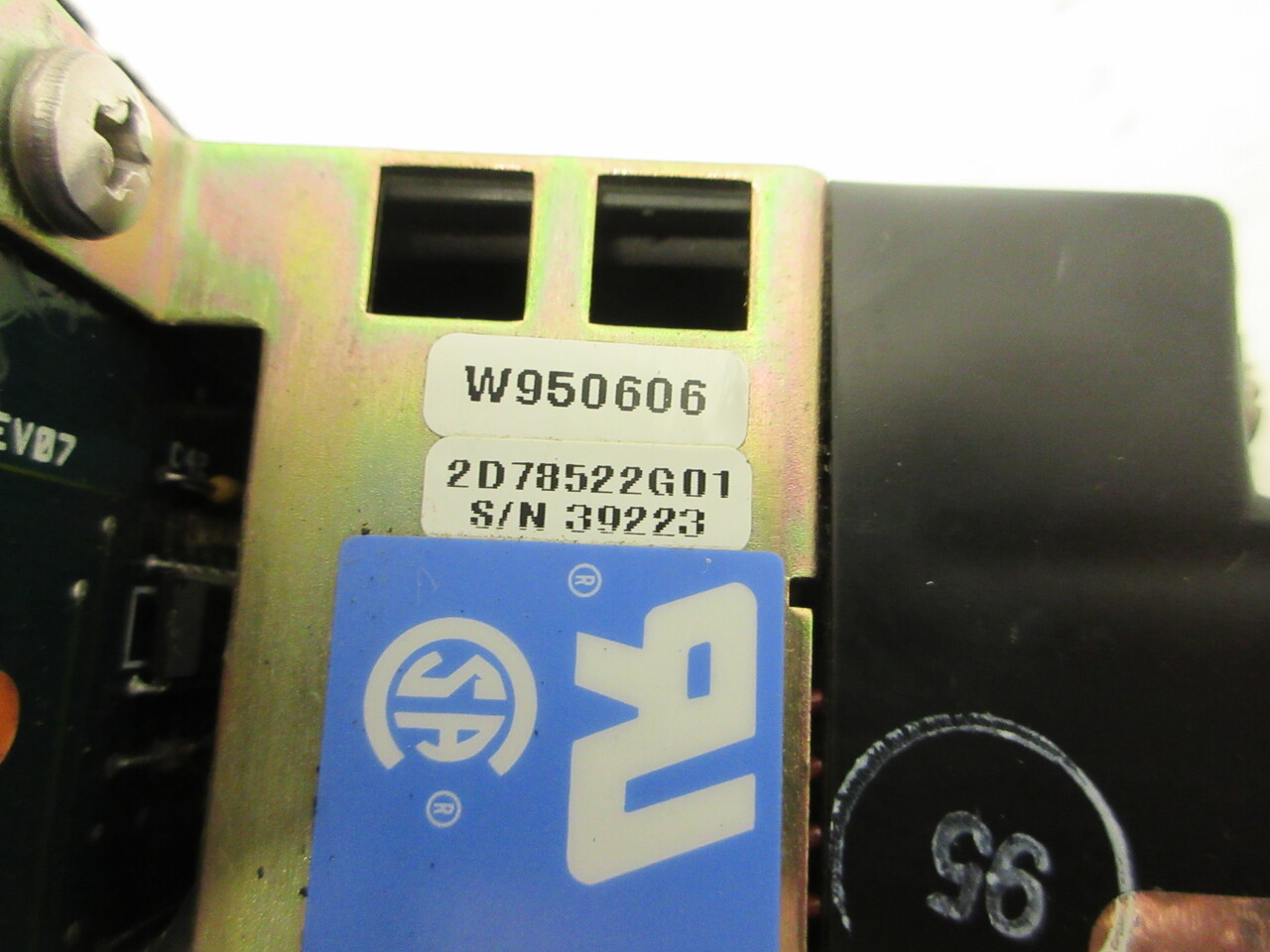 Westinghouse 2D78522G01 IQ Data Plus II 9966D75G01 Power Supply Monitor Display (AH0759-1)