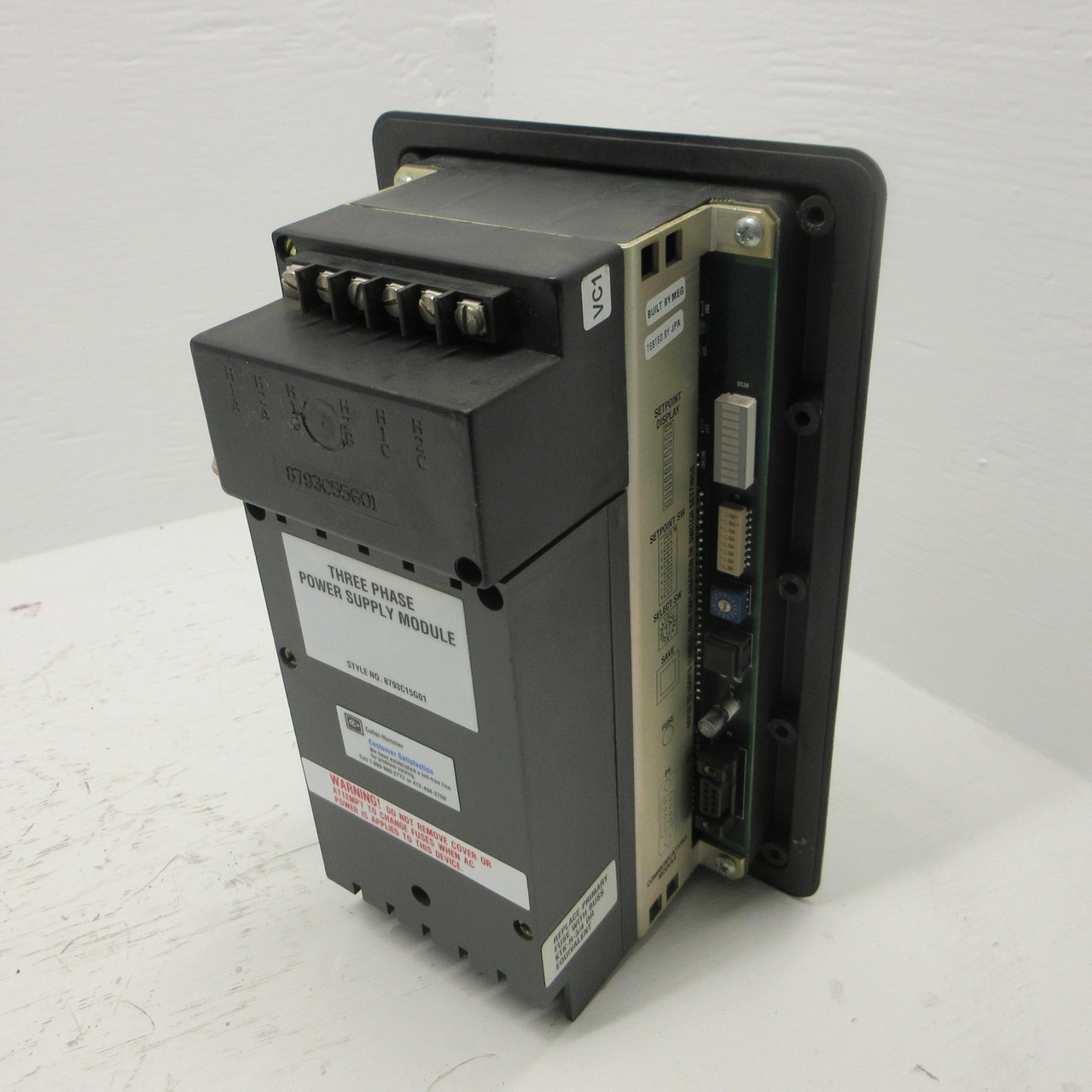 Westinghouse 4D13110G03 IQ DP-4000 8793C15G01 3PH Power Supply Module Display (AH0760-1)