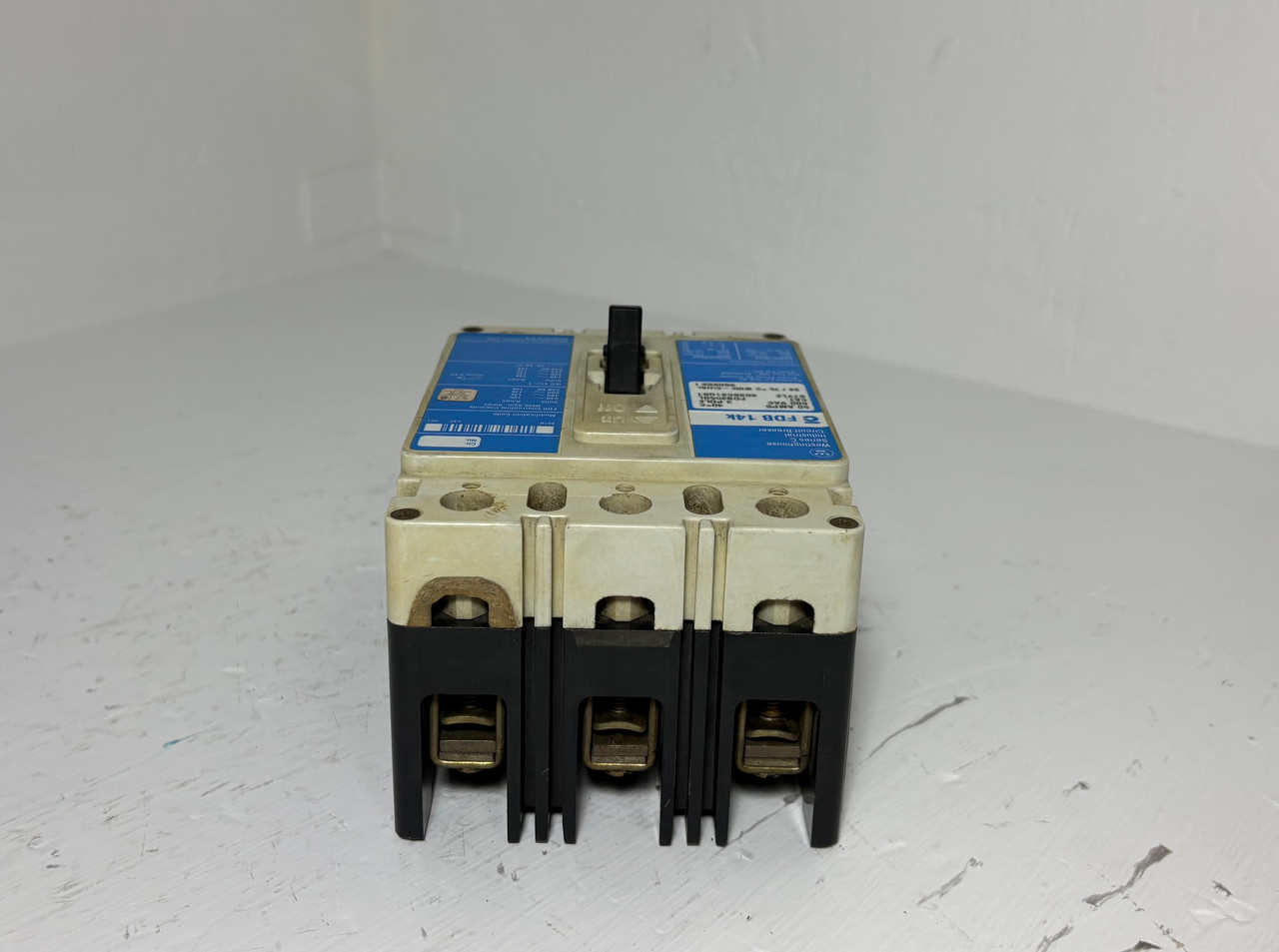 Westinghouse FDB3050L 50A Circuit Breaker Glossy Blue 480/600V 3P FDB3050 50 Amp (EM5675-2)