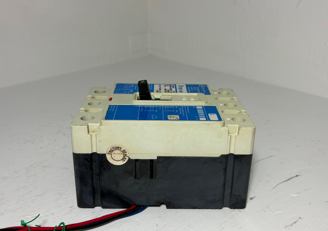 Cutler-Hammer FDB3070L 70A Circuit Breaker Glossy Blue w Aux 600V FDB3070 70 Amp (EM5669-1)