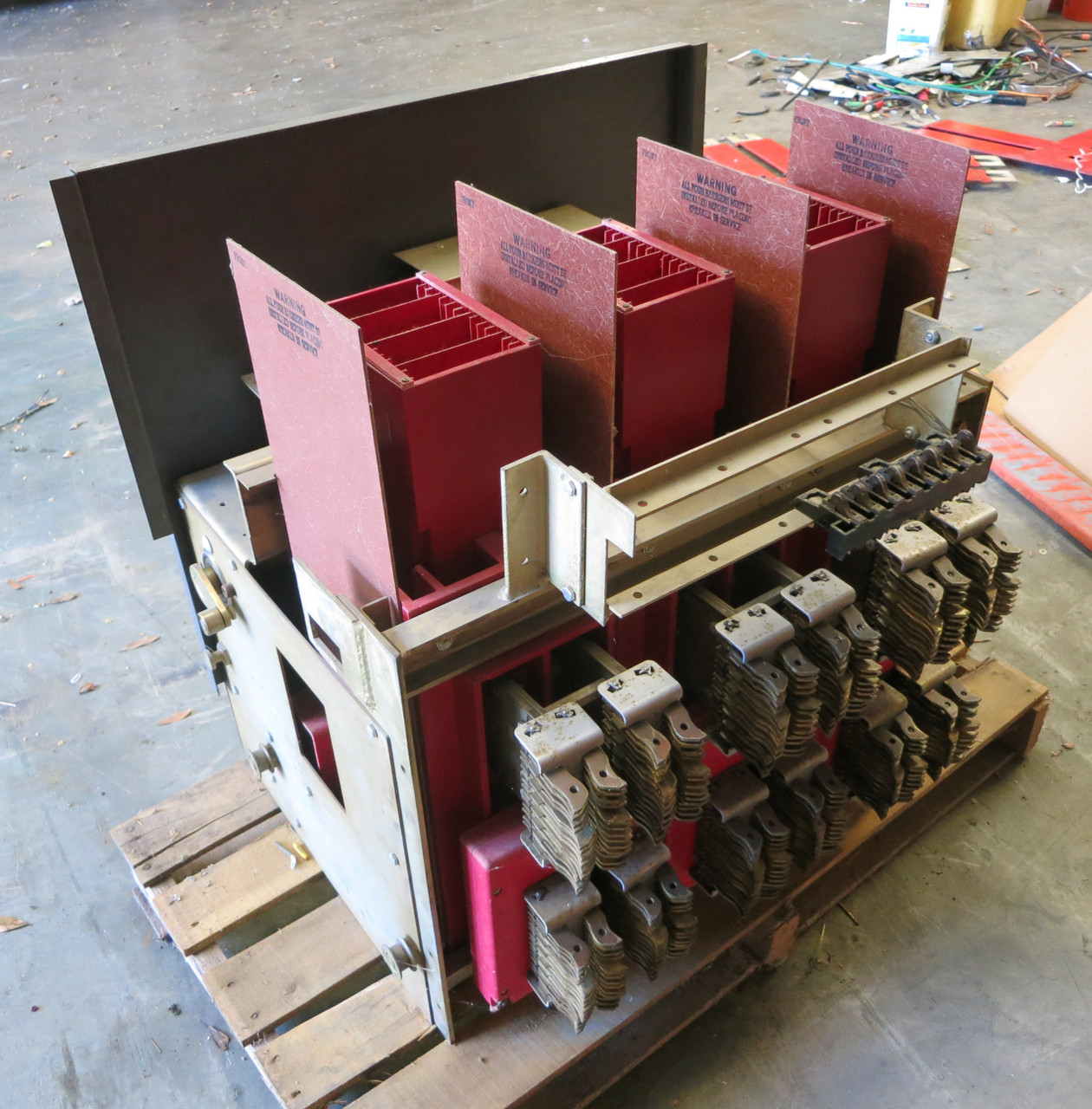 CBS DS-840 4000A Power Circuit Breaker T56BLSIG RMS 500 Trip PD6D40A400 4000 Amp (DW7593-1)