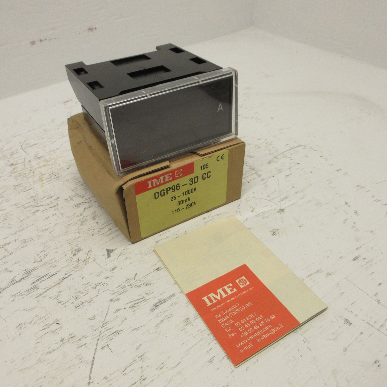 Image of NEW IME DGP96-3D CC Display 25-1000A 60mV 115-230V Ammeter Digital AC Power NIB