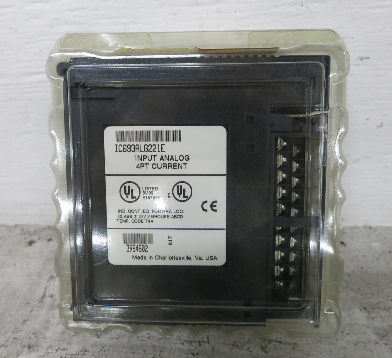NEW GE Fanuc IC693ALG221E 90-30 Analog Input PLC Module IC693ALG221-E Current (DW7612-1)