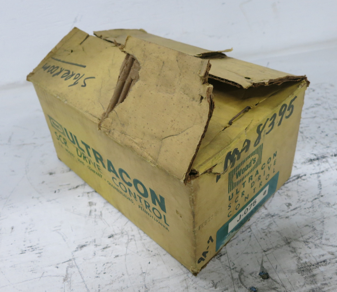 NEW TB Wood's Model J075 Ultracon SCR DC Drive Control 0.5 / 0.75 HP 115V J-075 (DW7622-1)