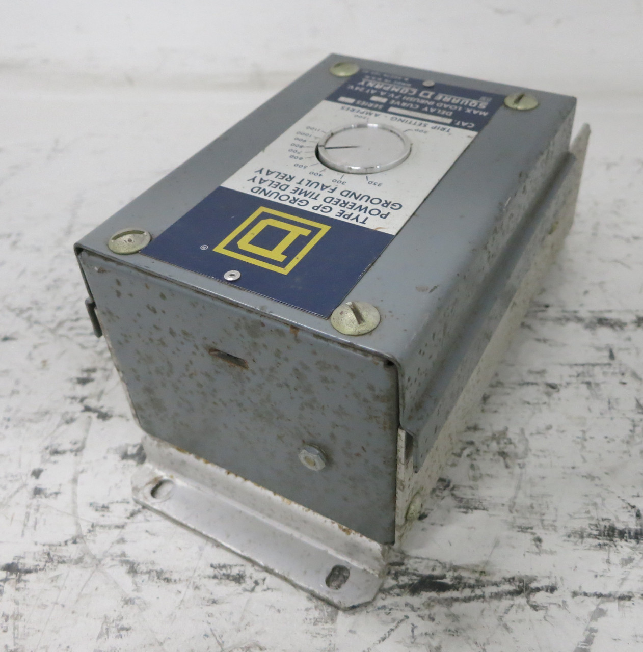 Square D GP-200C Ground Fault Relay Ser 1 GP Ground Time Delay Curve C 200-1200A (DW7623-1)