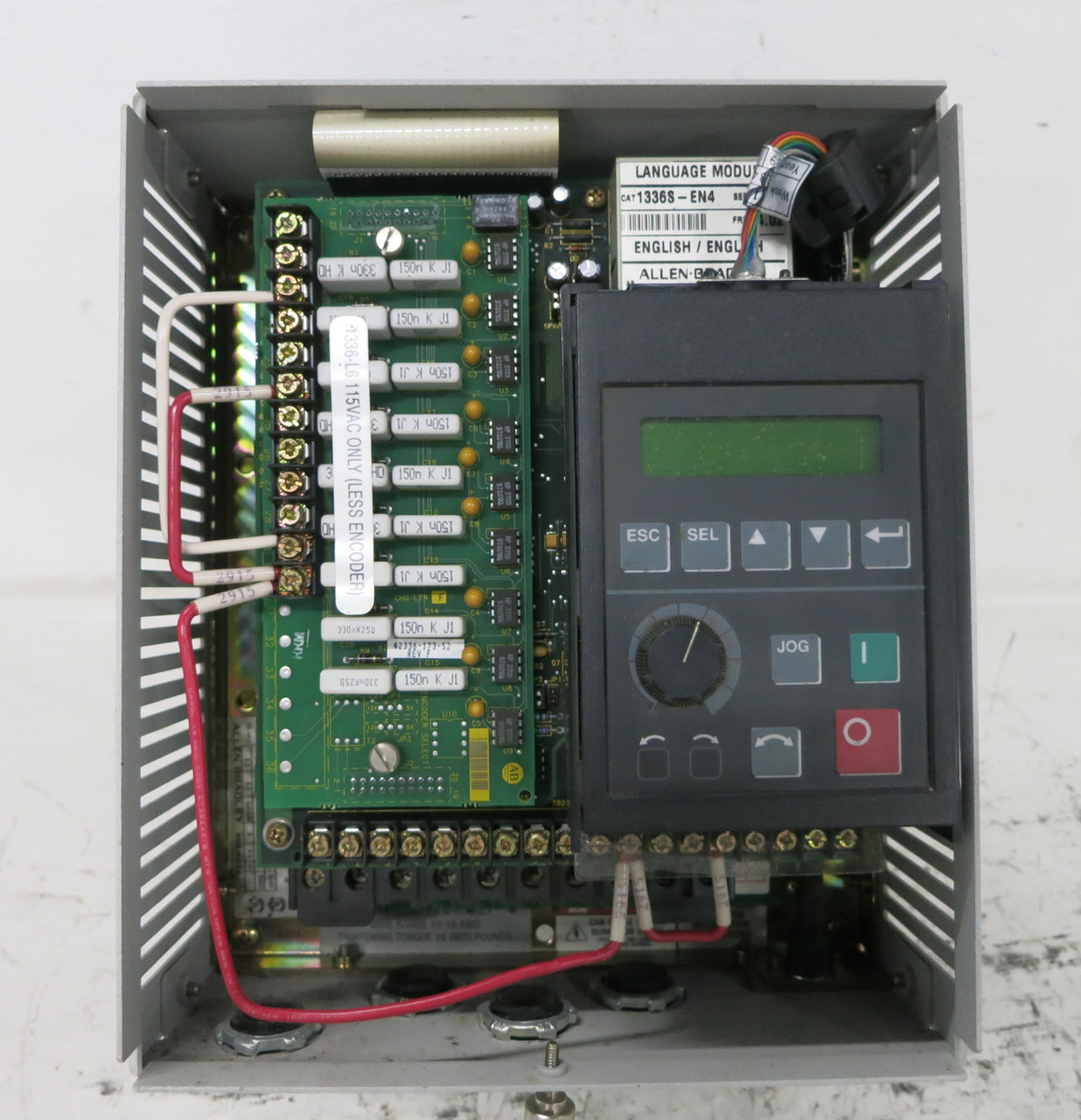 Allen Bradley 1336S-BRF50-AA-EN4-HA1-L6 5 HP 1336 PLUS 480V AC VS Drive VFD (DW7627-1)