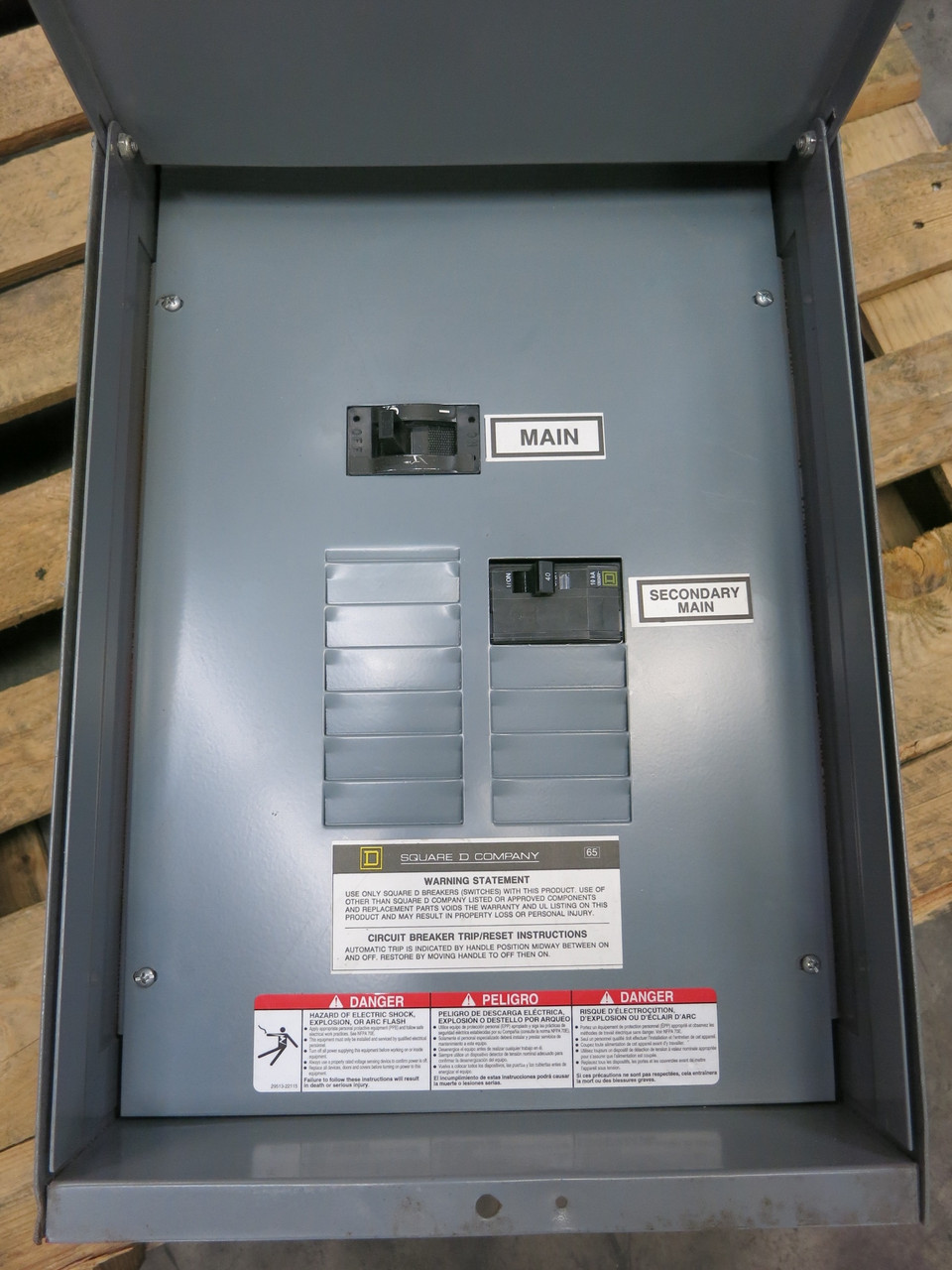 NEW Square D MPZ7S40F 7.5 kVA 480 - 120/240 1PH MPZ Mini Power-Zone Transformer (DW7628-1)