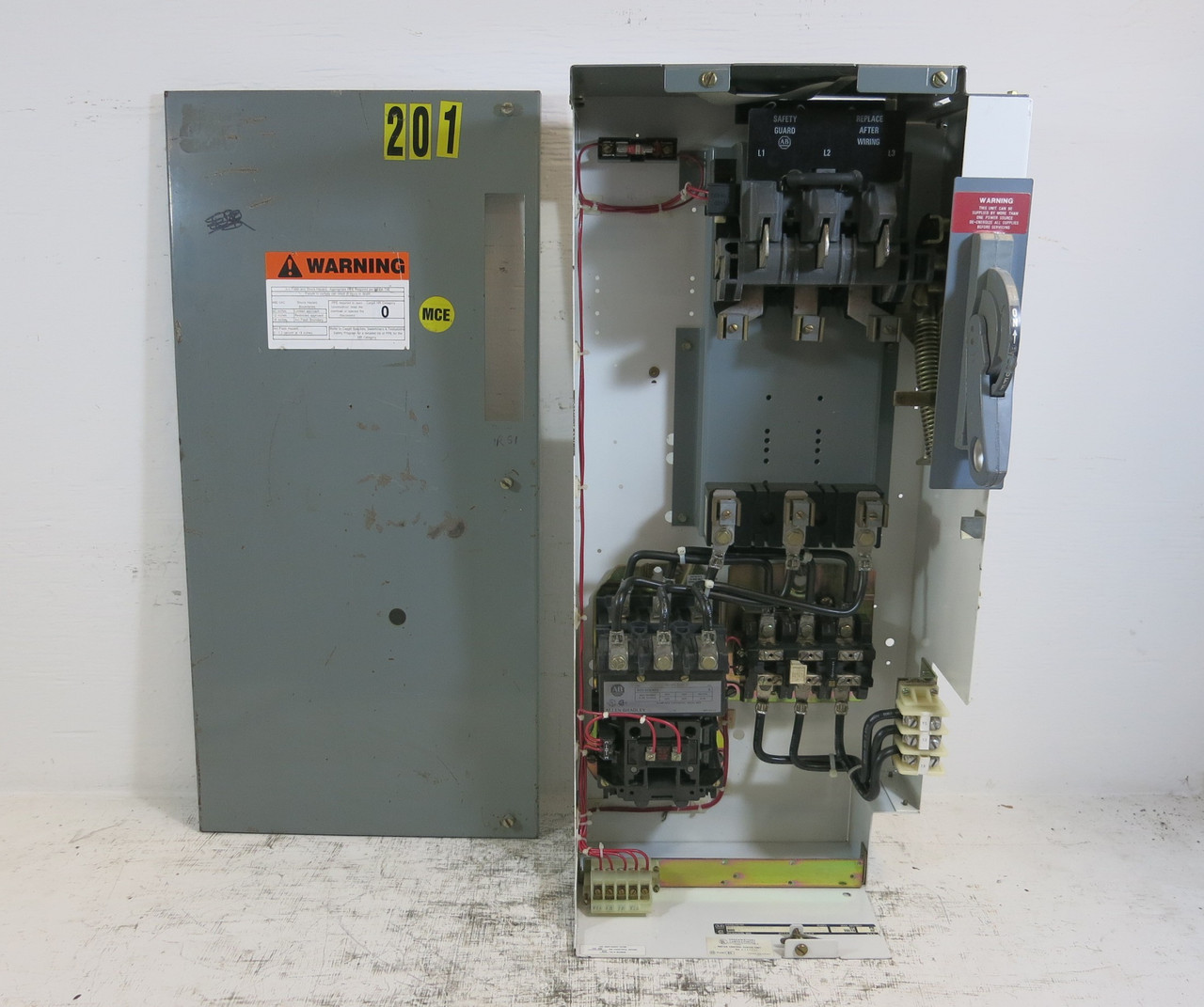 Allen Bradley 2100 Centerline Size 3 Starter 100 Amp Fusible 33" MCC Bucket 100A (BJ1053-19)