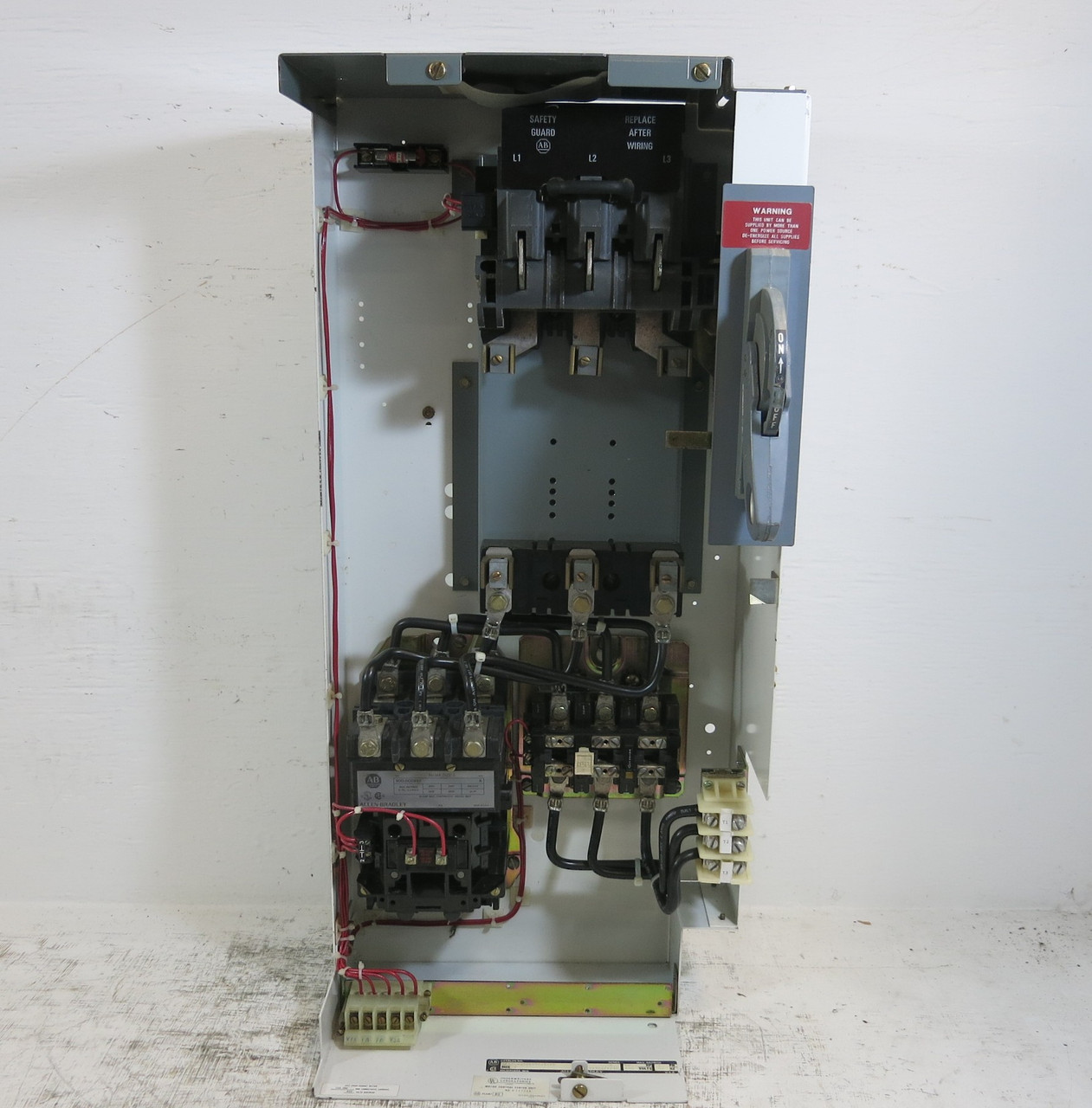 Allen Bradley 2100 Centerline Size 3 Starter 100 Amp Fusible 33" MCC Bucket 100A (BJ1053-19)