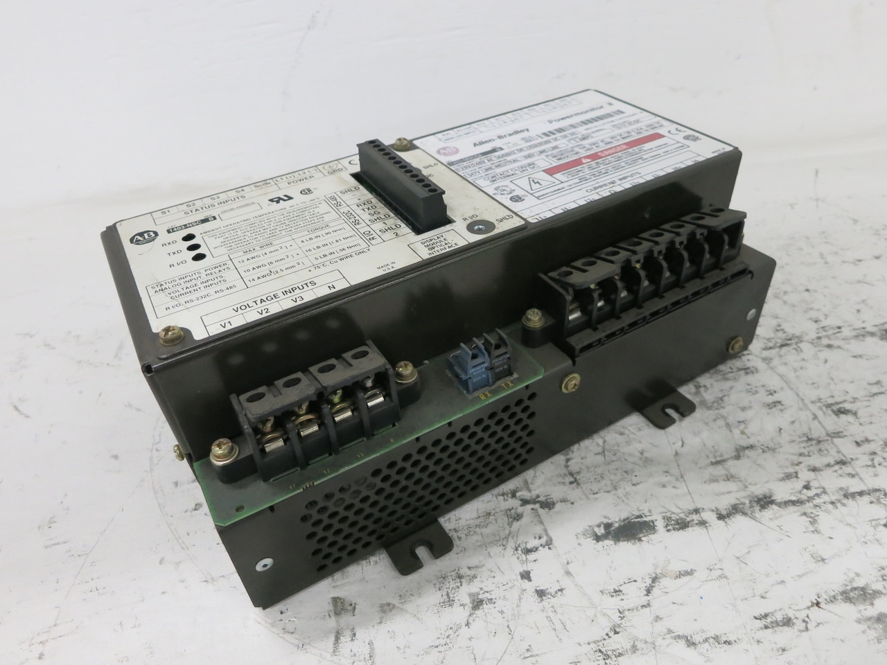 Allen Bradley PowerMonitor II 1403-MM05A + 1403-NSC Ser B Power Monitor PLC (DW7637-1)
