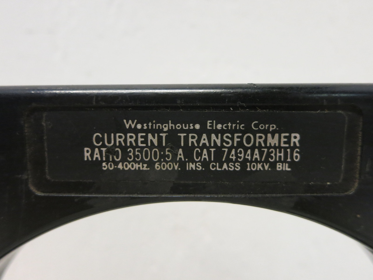 IT 125-352 Current Transformer 3500:5 Westinghouse 7494A73H16 CT (EBI2611-1)