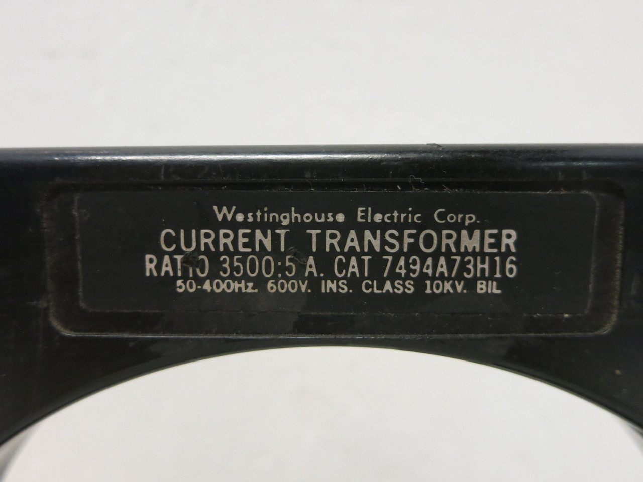 IT 125-352 Current Transformer 3500:5 Westinghouse 7494A73H16 CT (EBI2611-1)