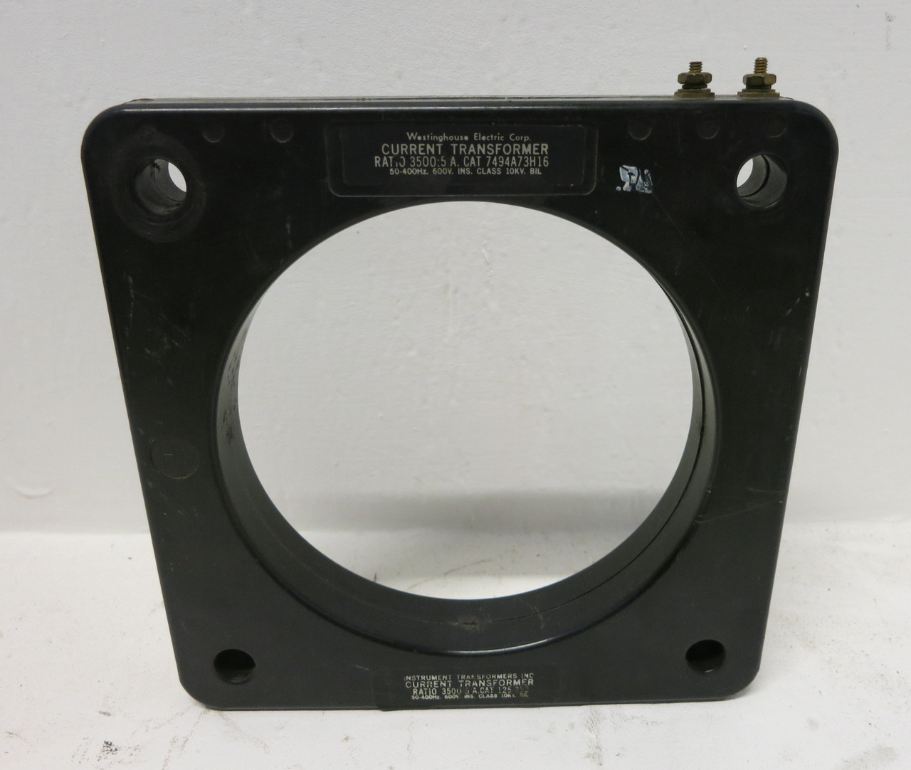IT 125-352 Current Transformer 3500:5 Westinghouse 7494A73H16 CT (EBI2611-1)