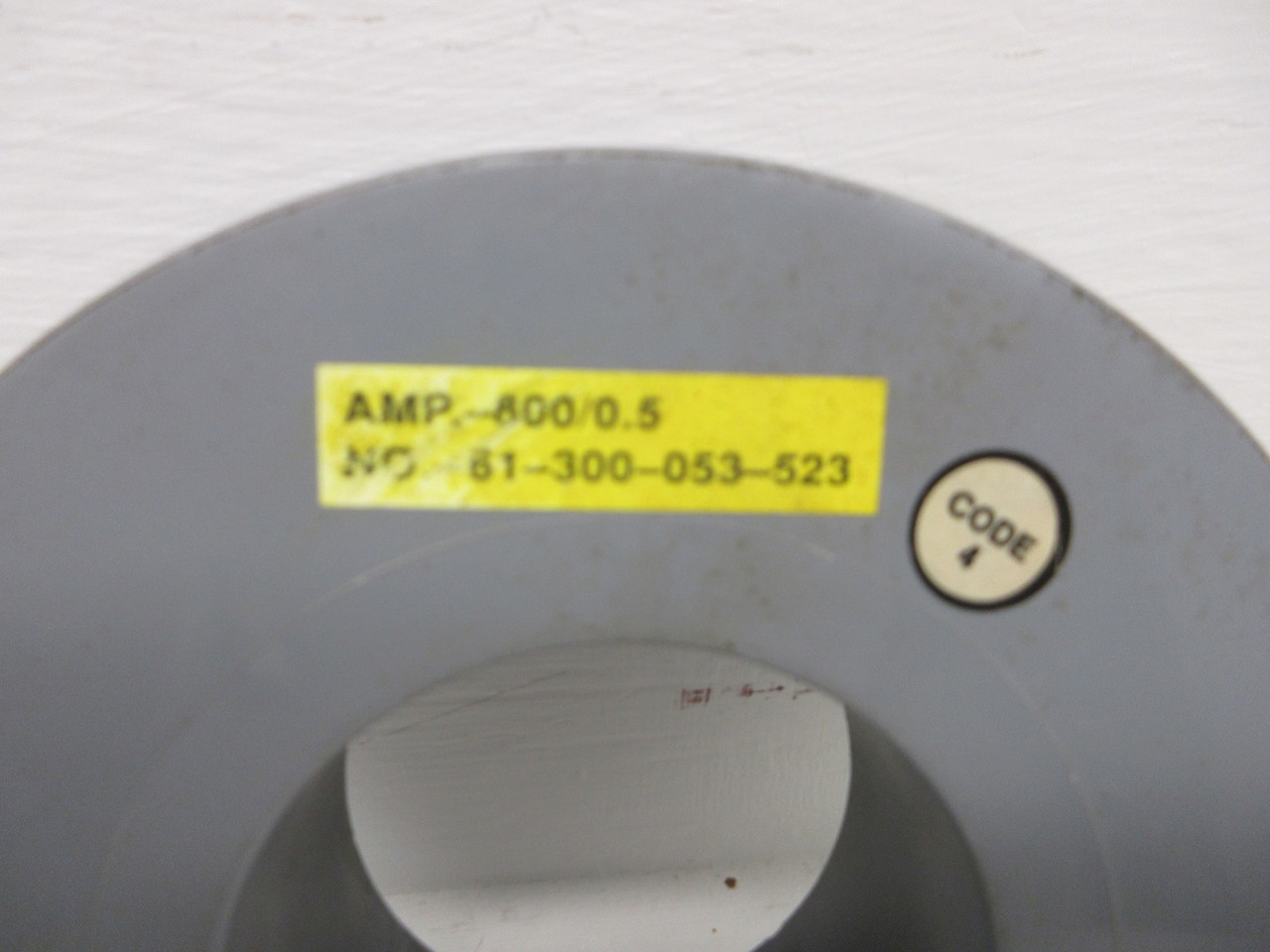 Siemens 61-300-053-523 Current Transformer Ratio 800/0.5 Amp CT 800:0.5 800/.5 (AH0779-6)