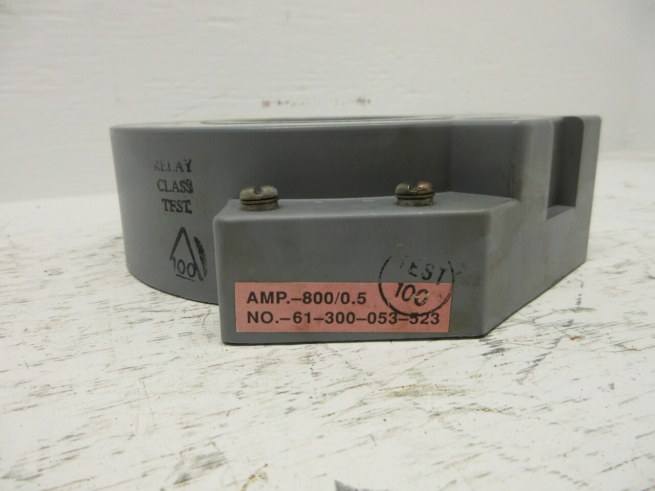 Siemens 61-300-053-523 Current Transformer Ratio 800/0.5 Amp CT 800:0.5 800/.5 (AH0779-6)