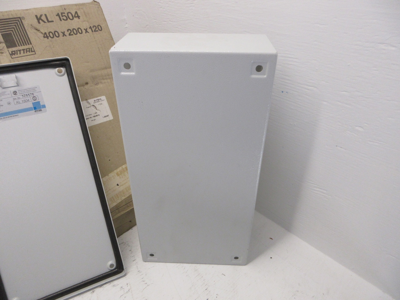 NEW Rittal KL 1504 400x200x120 Terminal Box Lift Off Cover White KL 1504510 NIB (AH0785-1)