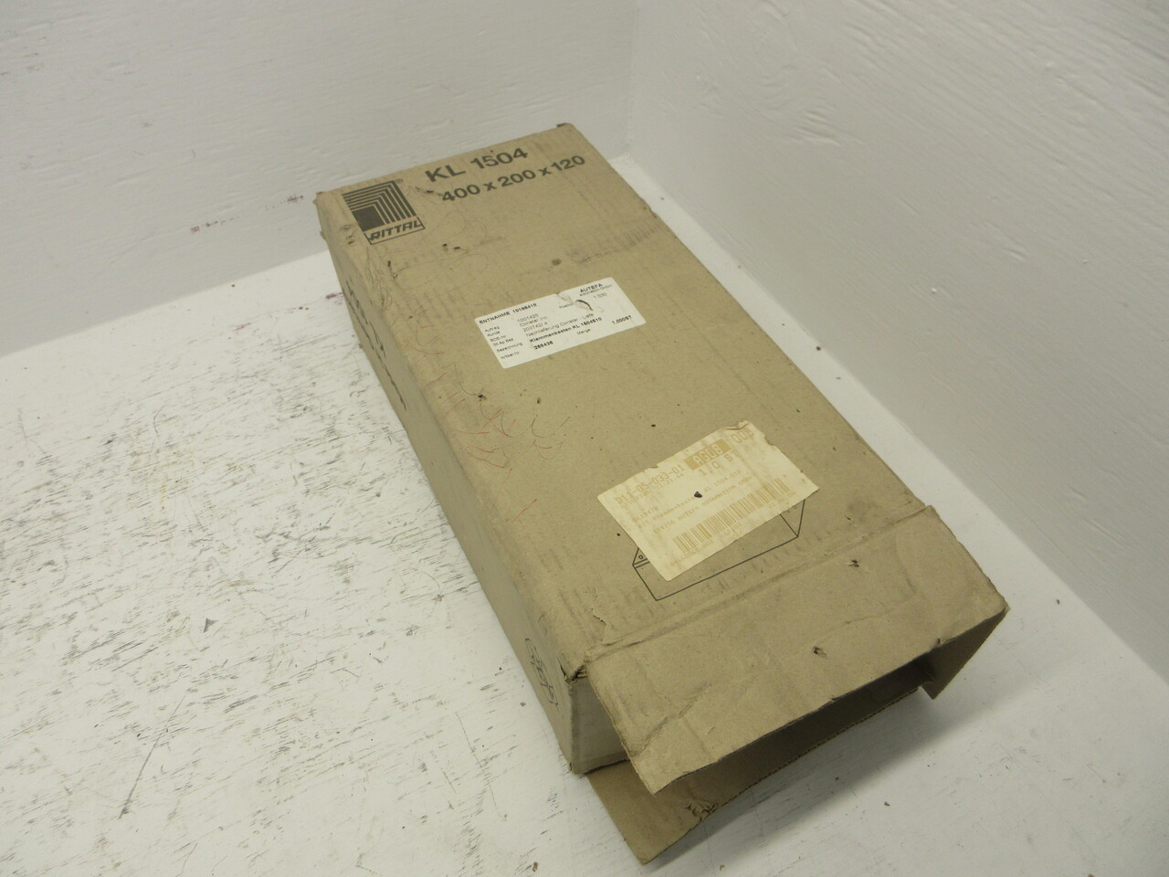 NEW Rittal KL 1504 400x200x120 Terminal Box Lift Off Cover White KL 1504510 NIB (AH0785-1)