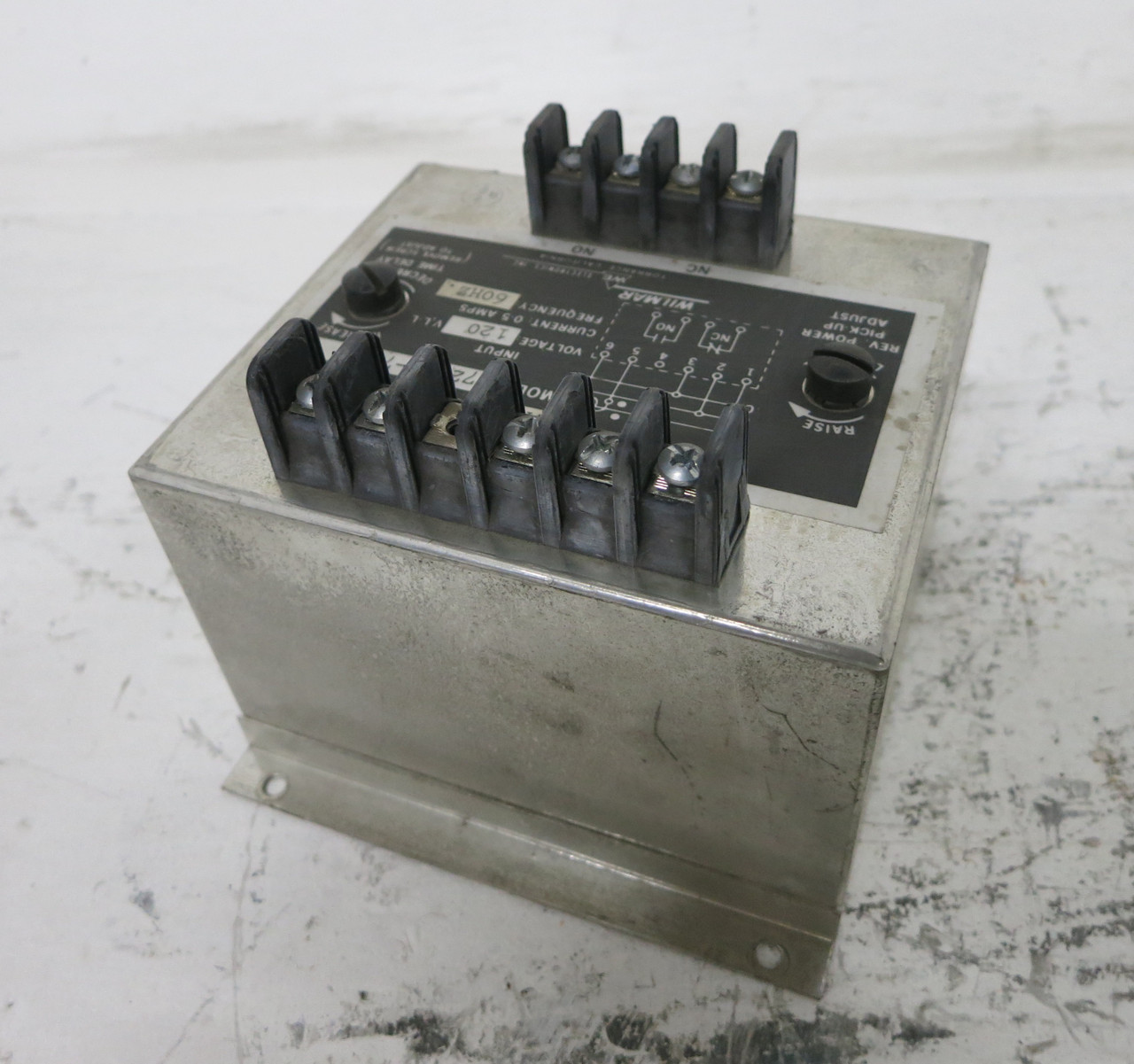 Wilmar 720TD-7X Reverse KVAR Relay 120V 700 Series Time Delay 720TD7X TE Tyco (DW7644-3)