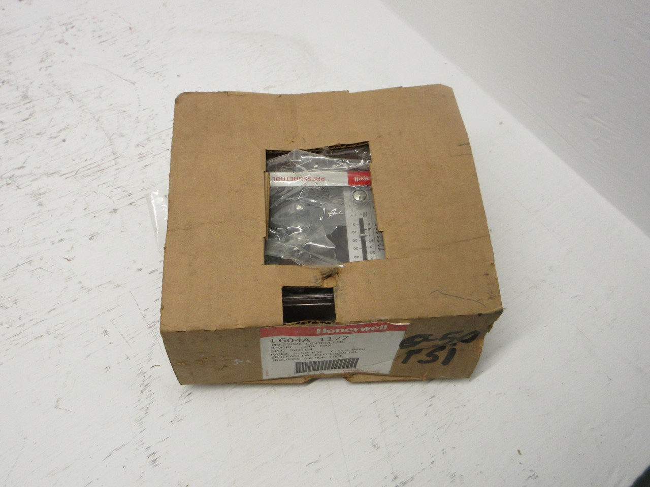 NEW Honeywell L604A 1177 Pressure Controller 3W 250V Max SPDT Switch 5-50 PSI (AH0791-2)