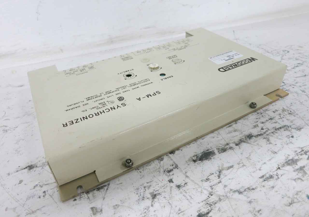 Woodward 9905-001 Rev N SPM-A Synchronizer 9905001 SPMA Speed Phase Matching (DW7647-1)