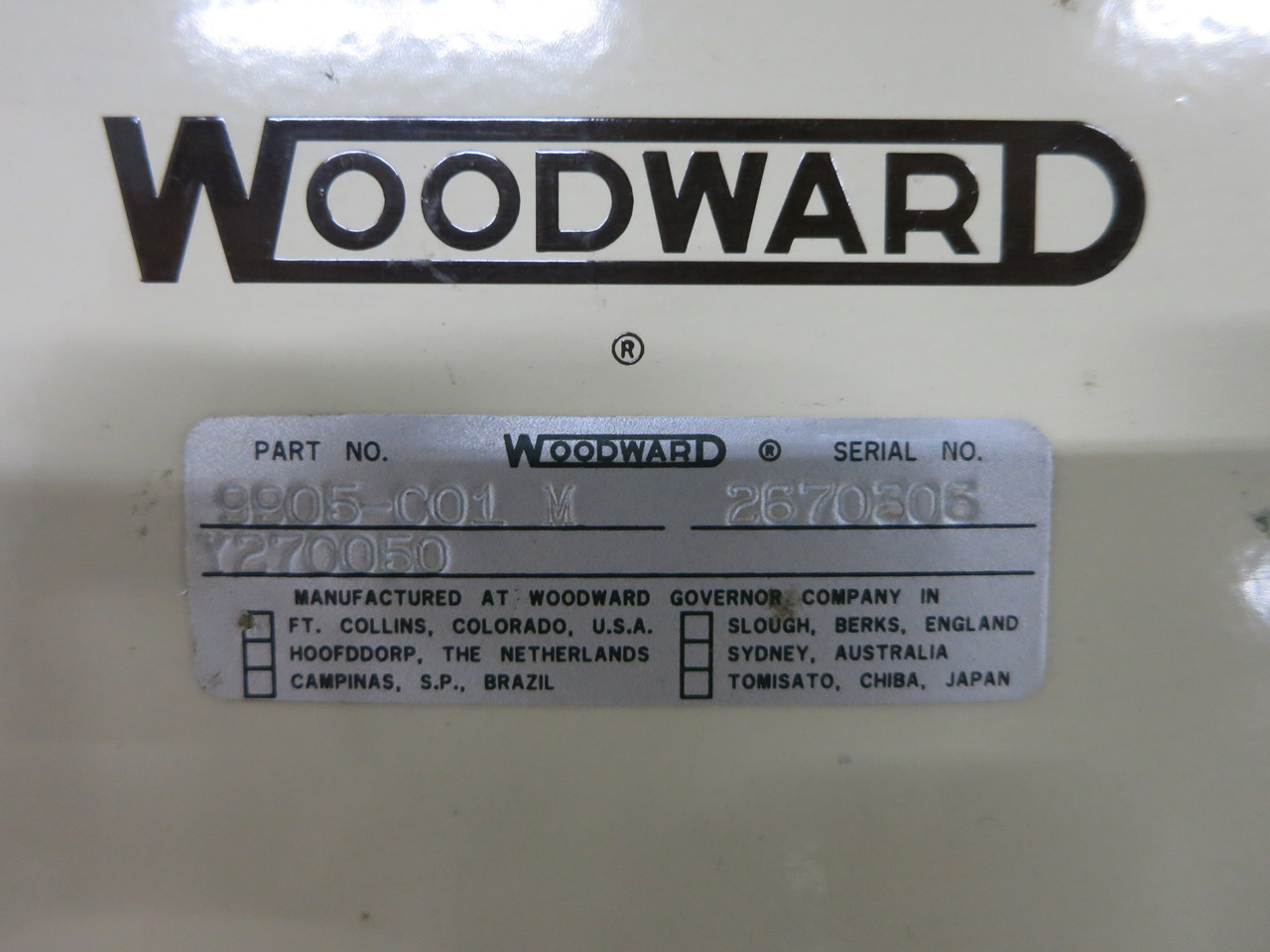 Woodward 9905-001 Rev M SPM-A Synchronizer 9905001 SPMA Speed Phase Matching (DW7646-3)