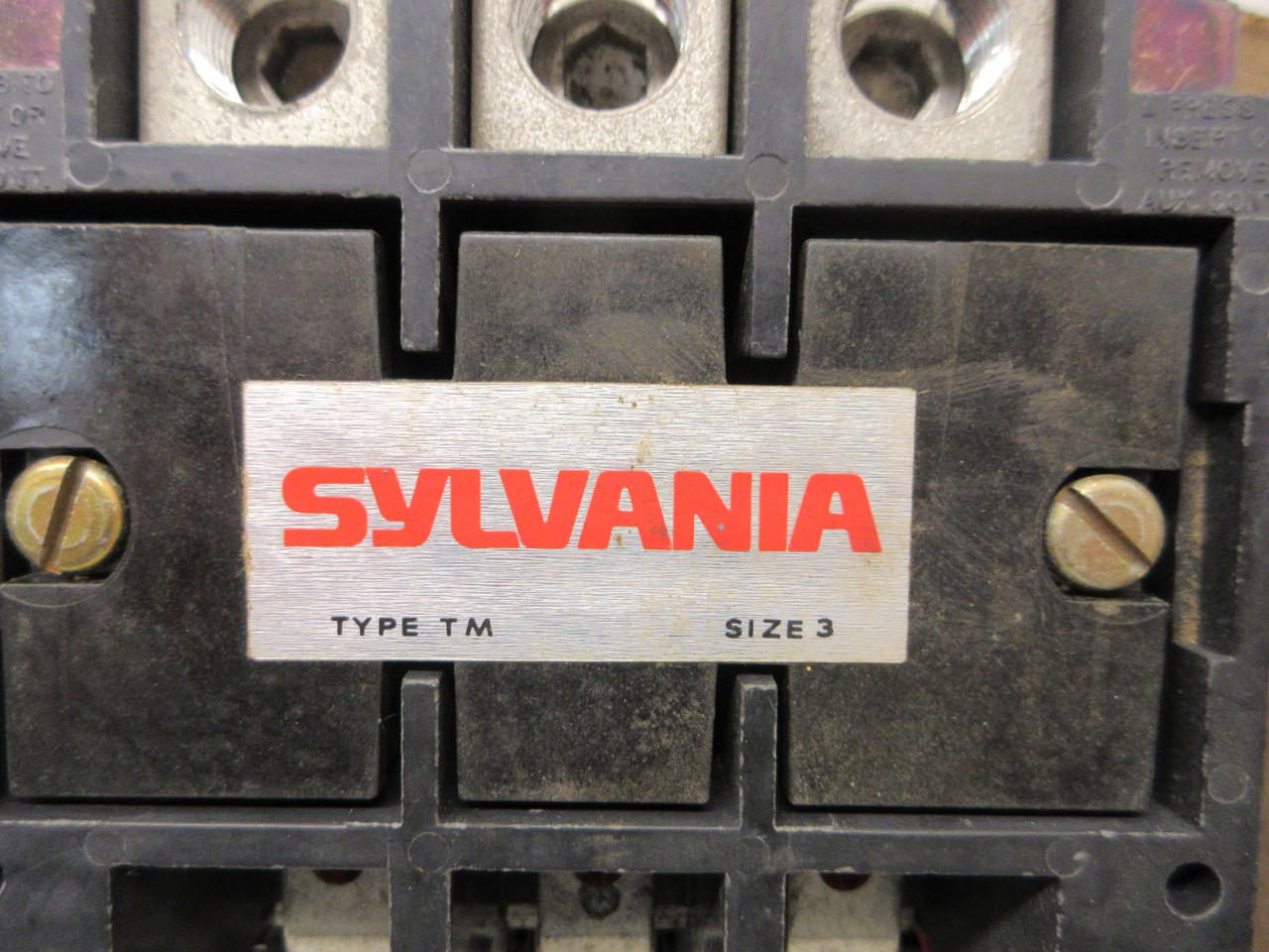 NEW Sylvania T13U033 Size 3 Motor Starter 90A 600V 120V Coil Type TM Sz3 NIB (AH0788-1)
