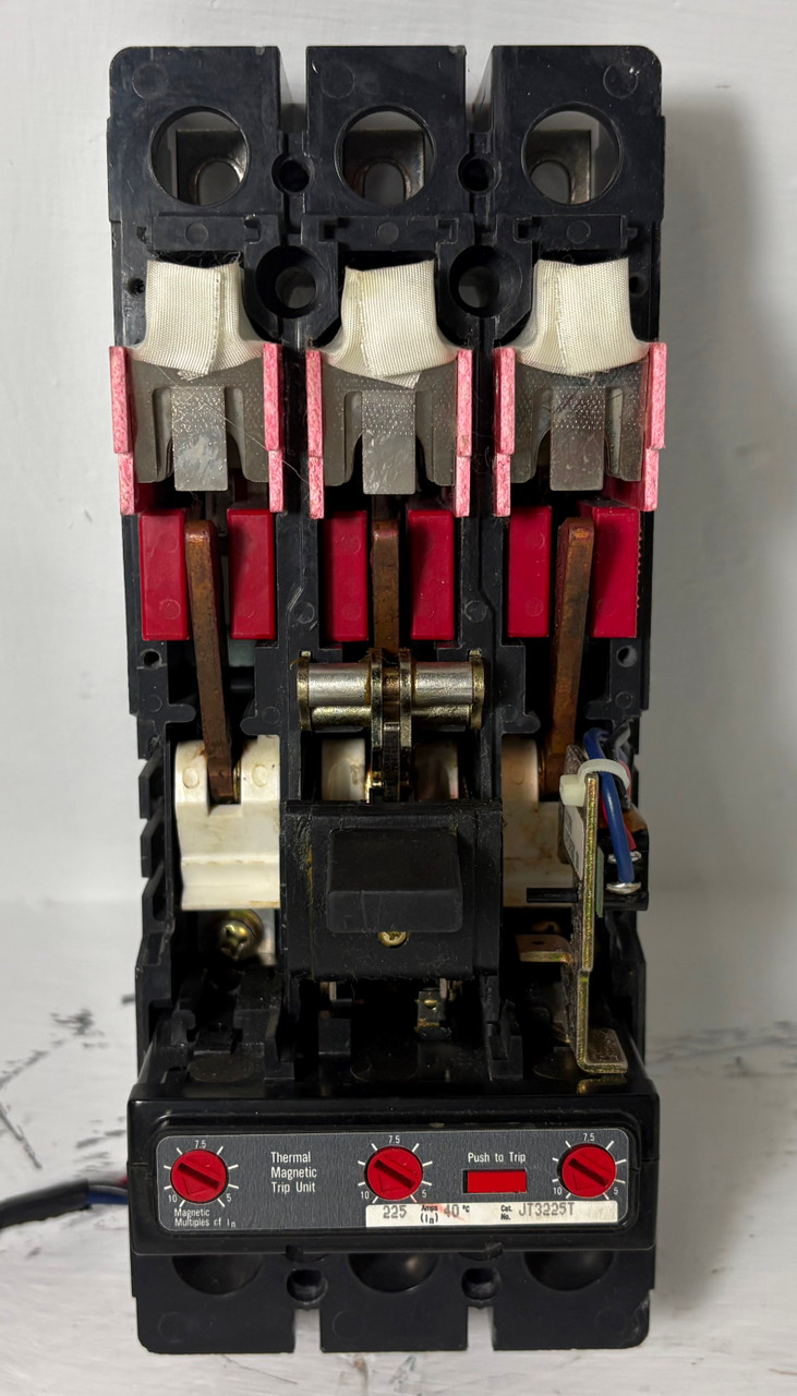 Cutler-Hammer JDC3250F 250A Circuit Breaker Glossy Blue 225 Amp Trip Aux JDC3225 (EM5689-1)