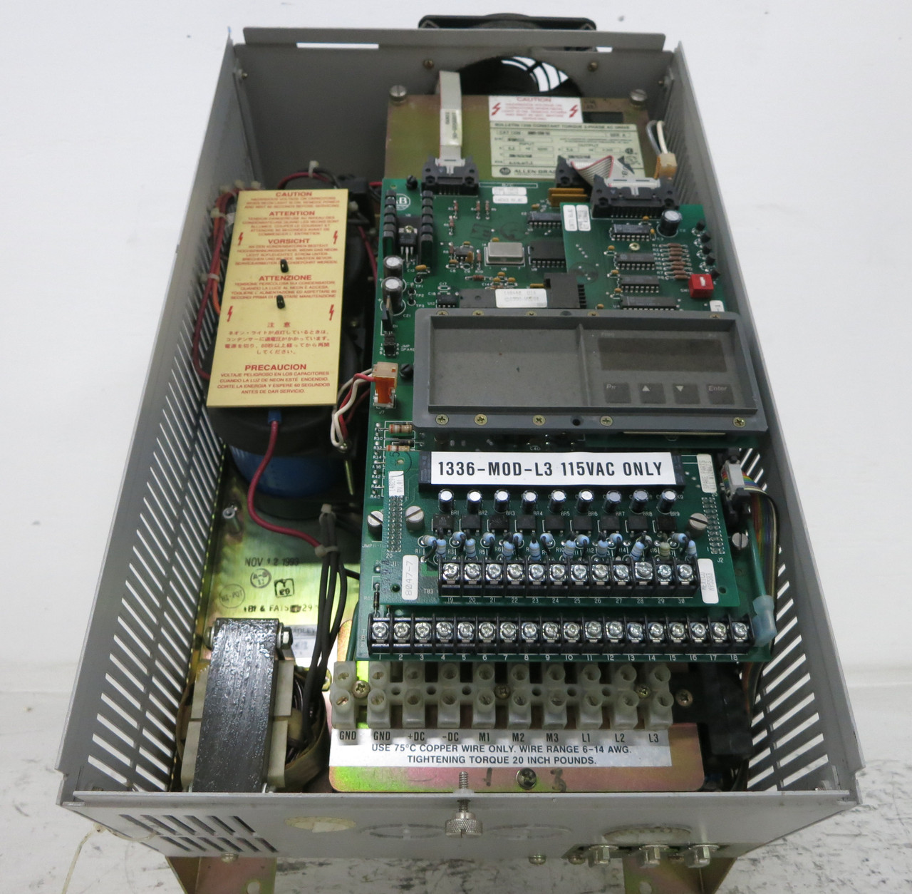 Allen Bradley 1336-B005-EAD-S1 5 HP 1336 AC VS Drive 9.6A Ser A 380/415/460V (DW7654-1)