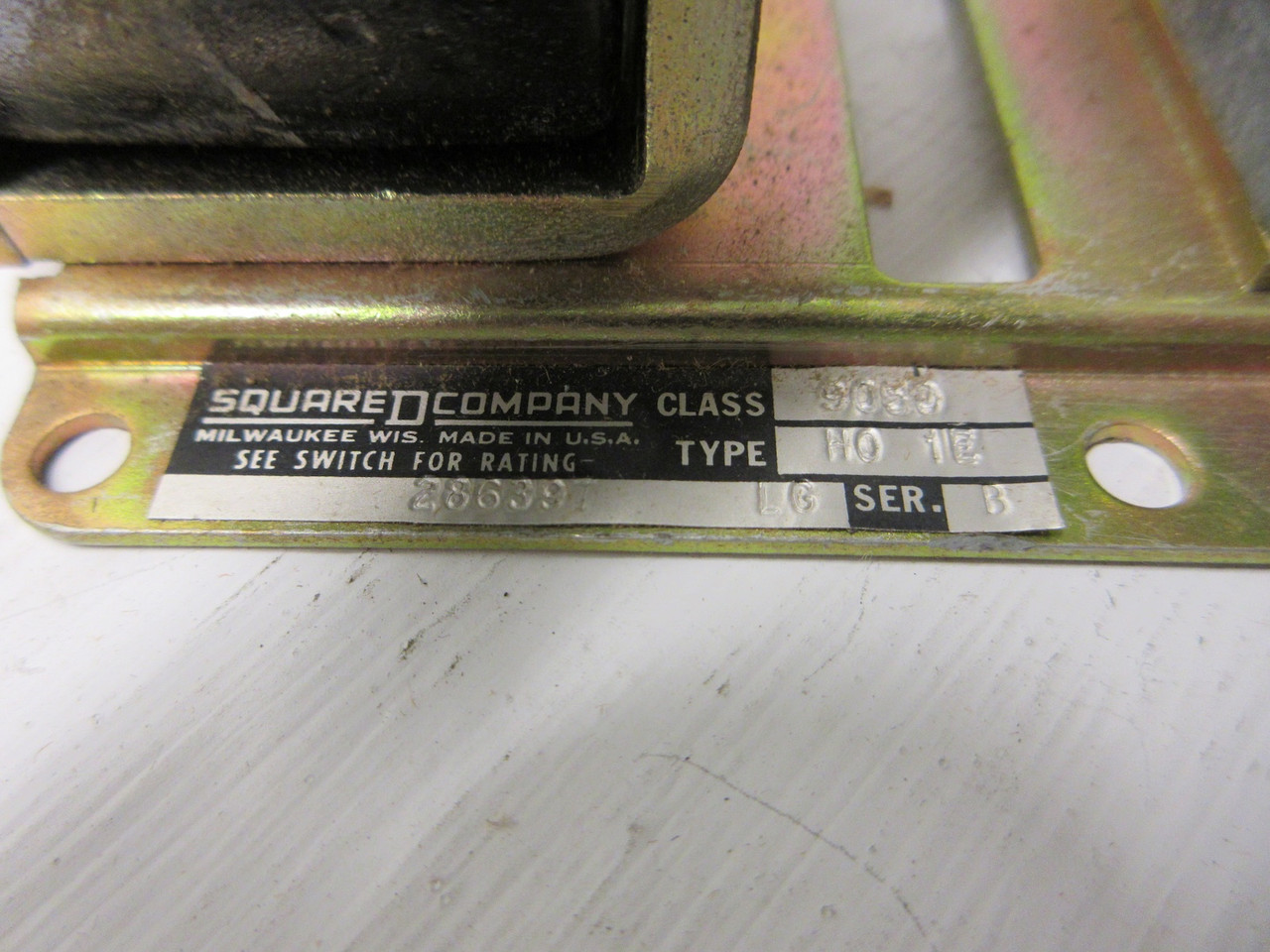 NEW Square D 9050 H0-1E DC Pneumatic Timing Relay Class 9050 Type H01E Ser B NIB (AH0793-1)