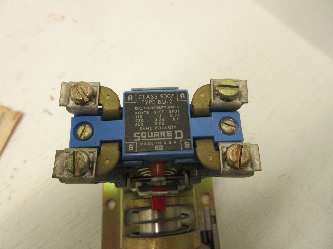 NEW Square D 9050 H0-1E DC Pneumatic Timing Relay Class 9050 Type H01E Ser B NIB (AH0793-1)