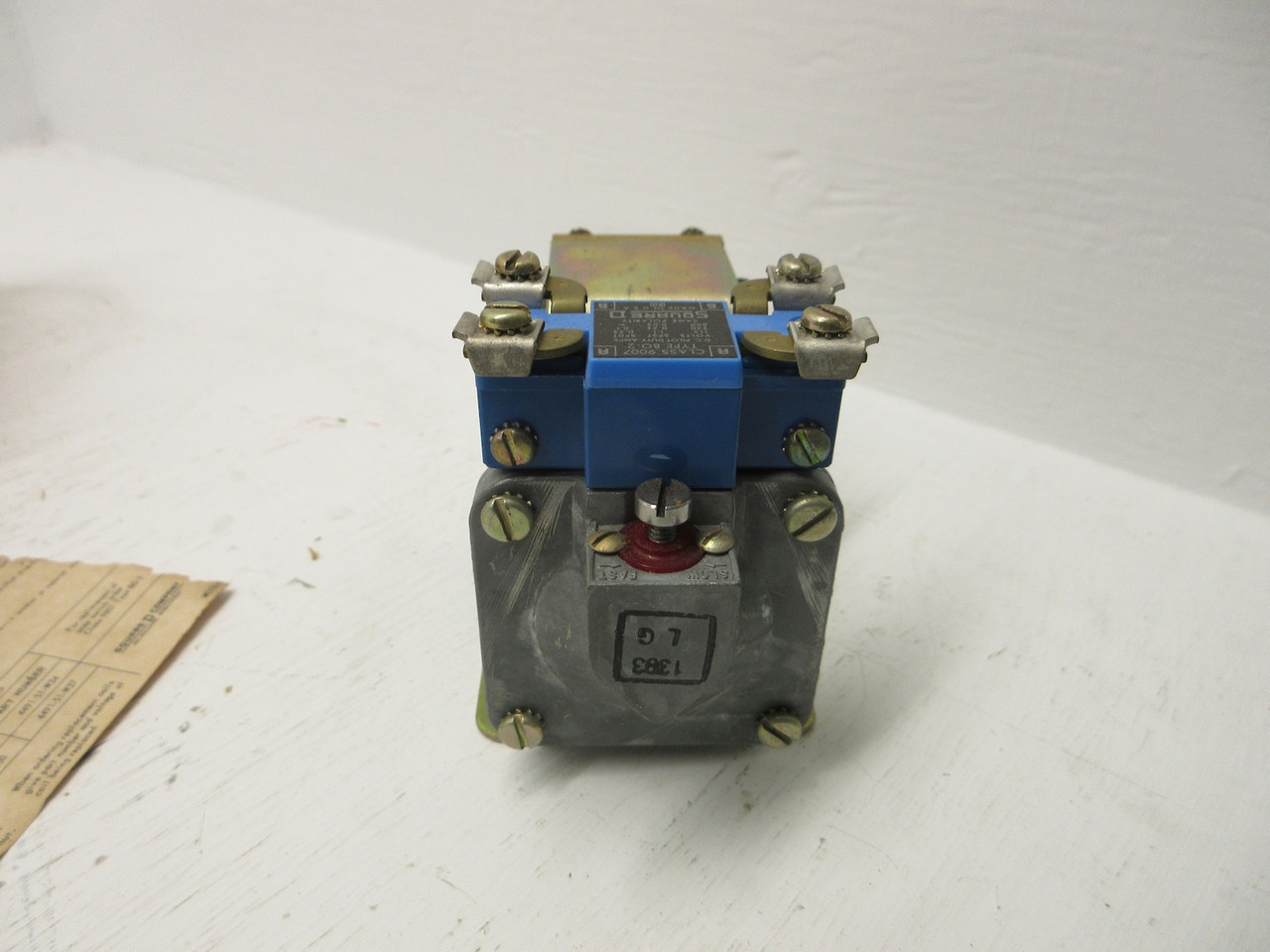 NEW Square D 9050 H0-1E DC Pneumatic Timing Relay Class 9050 Type H01E Ser B NIB (AH0793-1)