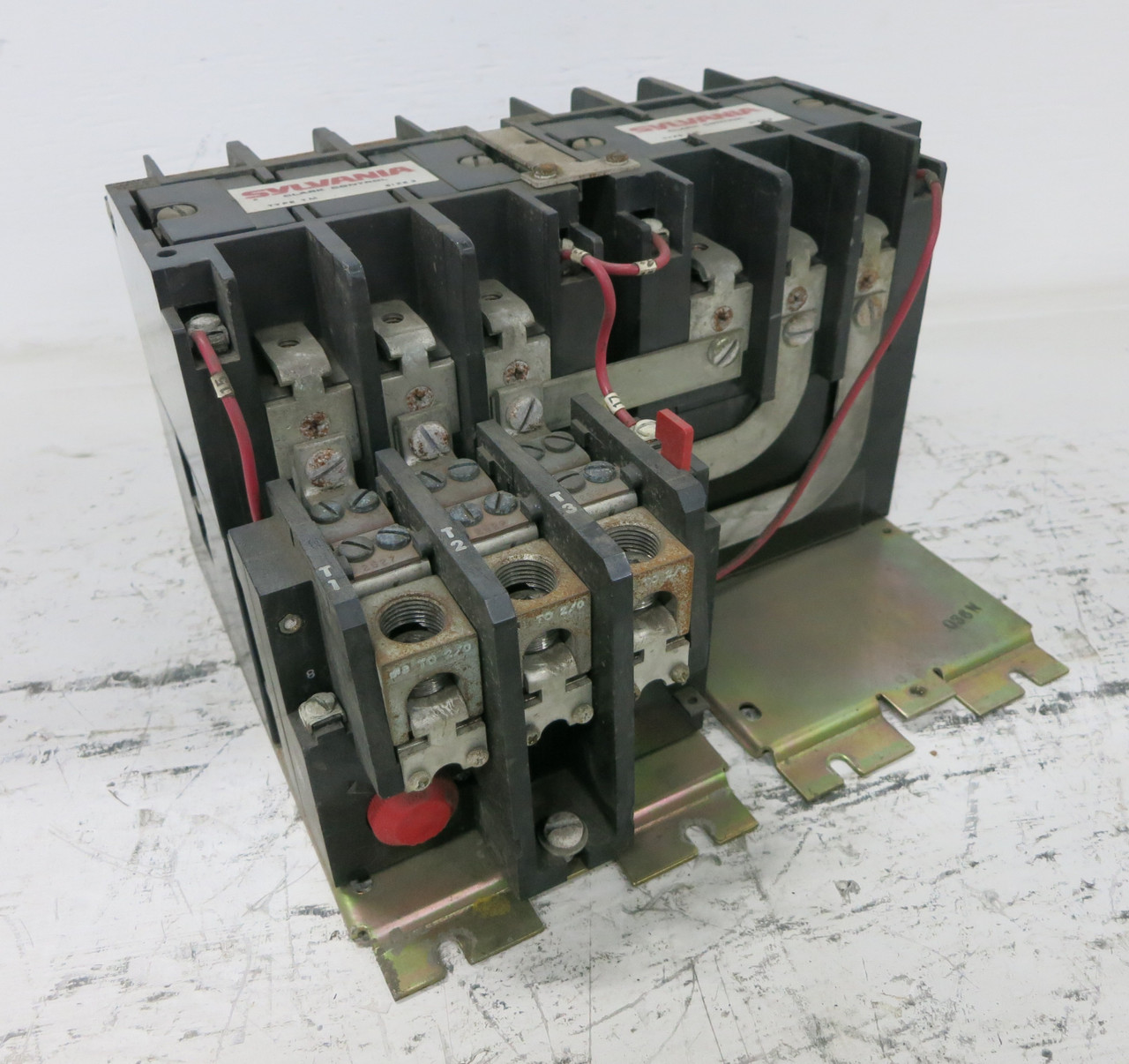 Sylvania T30U033 Size 3 Reversing Motor Starter 120V Coil 6030 TM NEW CONTACTS (DW7657-1)