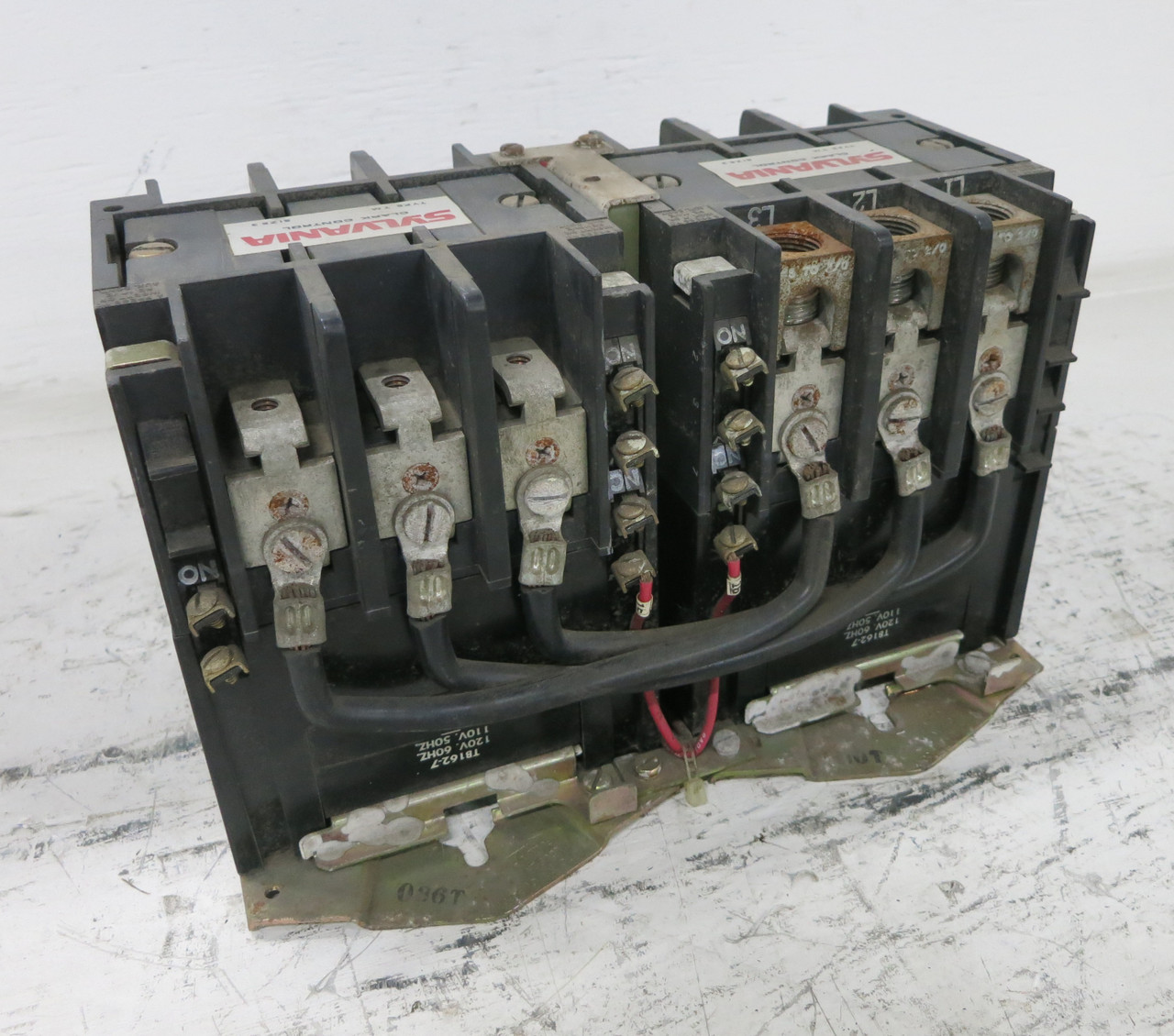 Sylvania T30U033 Size 3 Reversing Motor Starter 120V Coil 6030 TM NEW CONTACTS (DW7657-1)