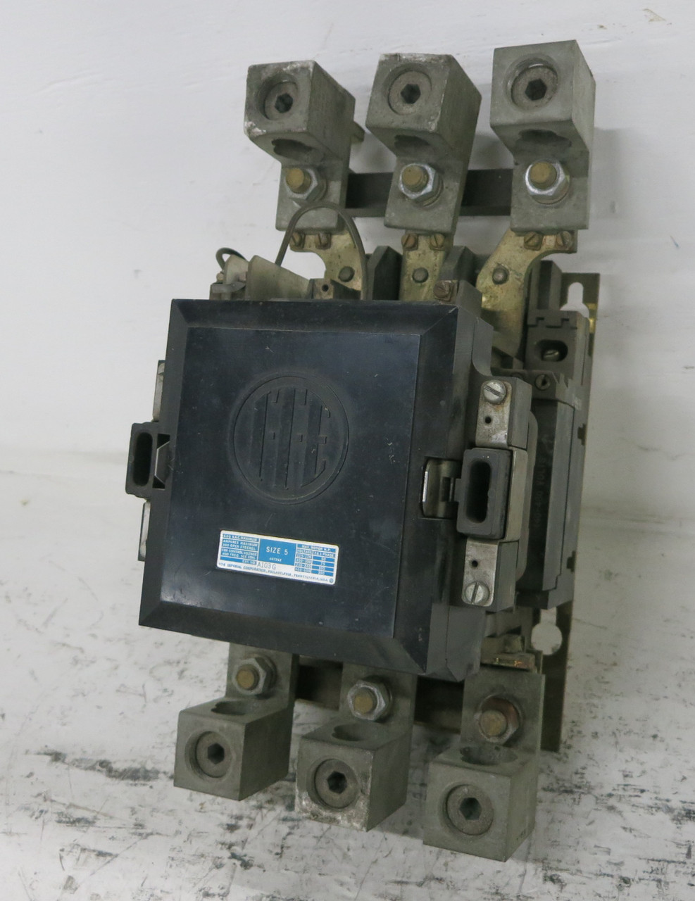 Image of ITE A103G Size 5 Motor Contactor 480V Coil 200 HP Gould I-T-E Imperial 480 VAC