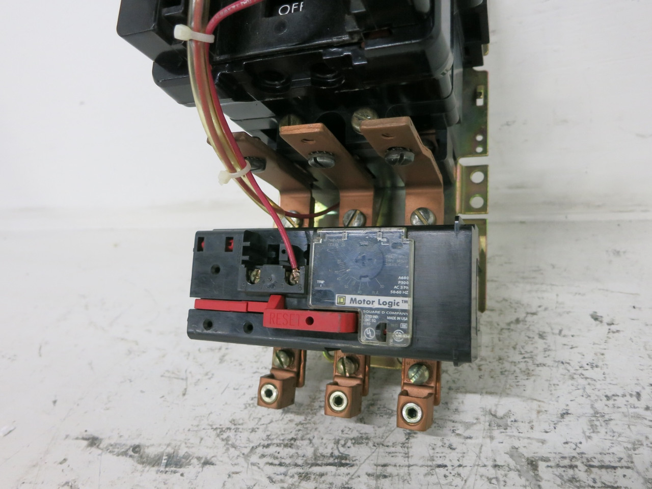 Square D 8536SEO1S Size 3 Motor Starter w/ Motor Logic 9065-SR320 120V Coil (DW7660-1)