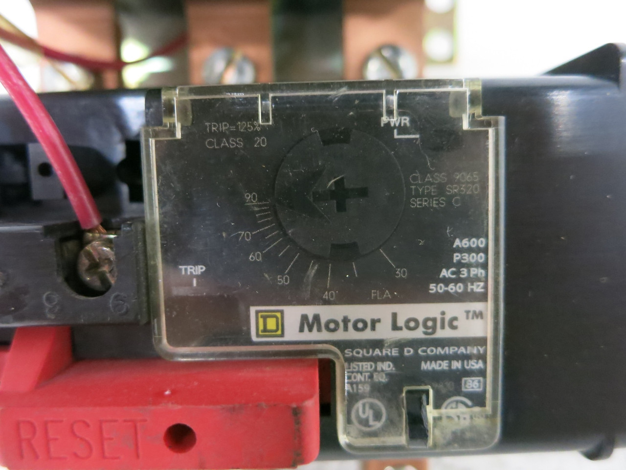 Square D 8536SEO1S Size 3 Motor Starter w/ Motor Logic 9065-SR320 120V Coil (DW7660-1)
