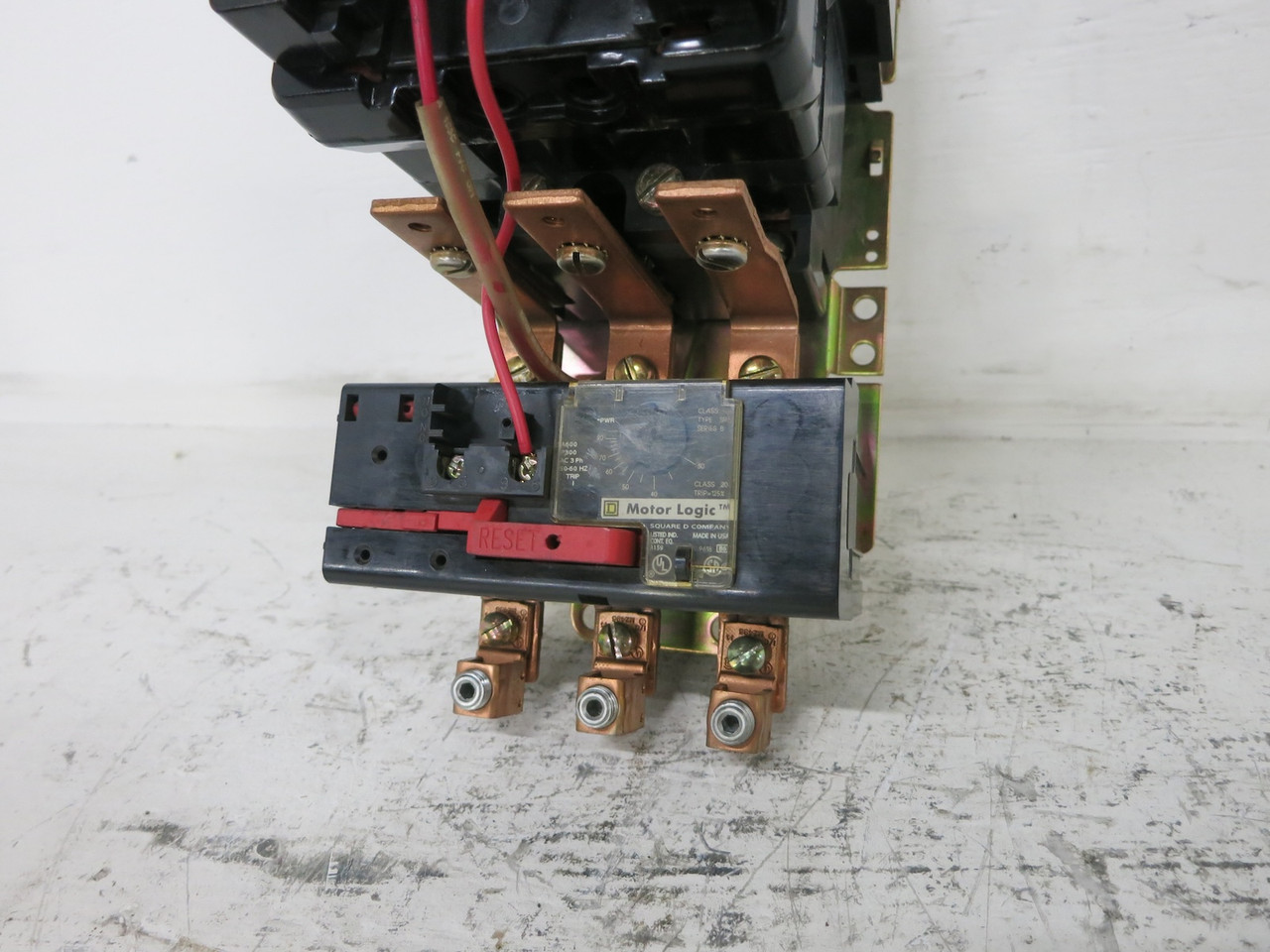 Square D 8536SEO1-H20S Size 3 Motor Starter w/ Motor Logic 9065-SR320 120V Coil (DW7661-1)