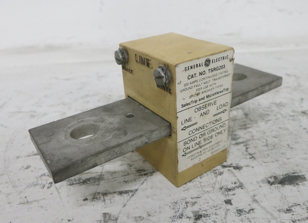 GE TSRG203 300A Ground Fault Neutral Transformer MicroVersa SelecTrip 300 Amp (DW7666-1) GE TSRG203 300A Ground Fault Neutral Transformer MicroVersa SelecTrip 300 Amp (DW7666-1)