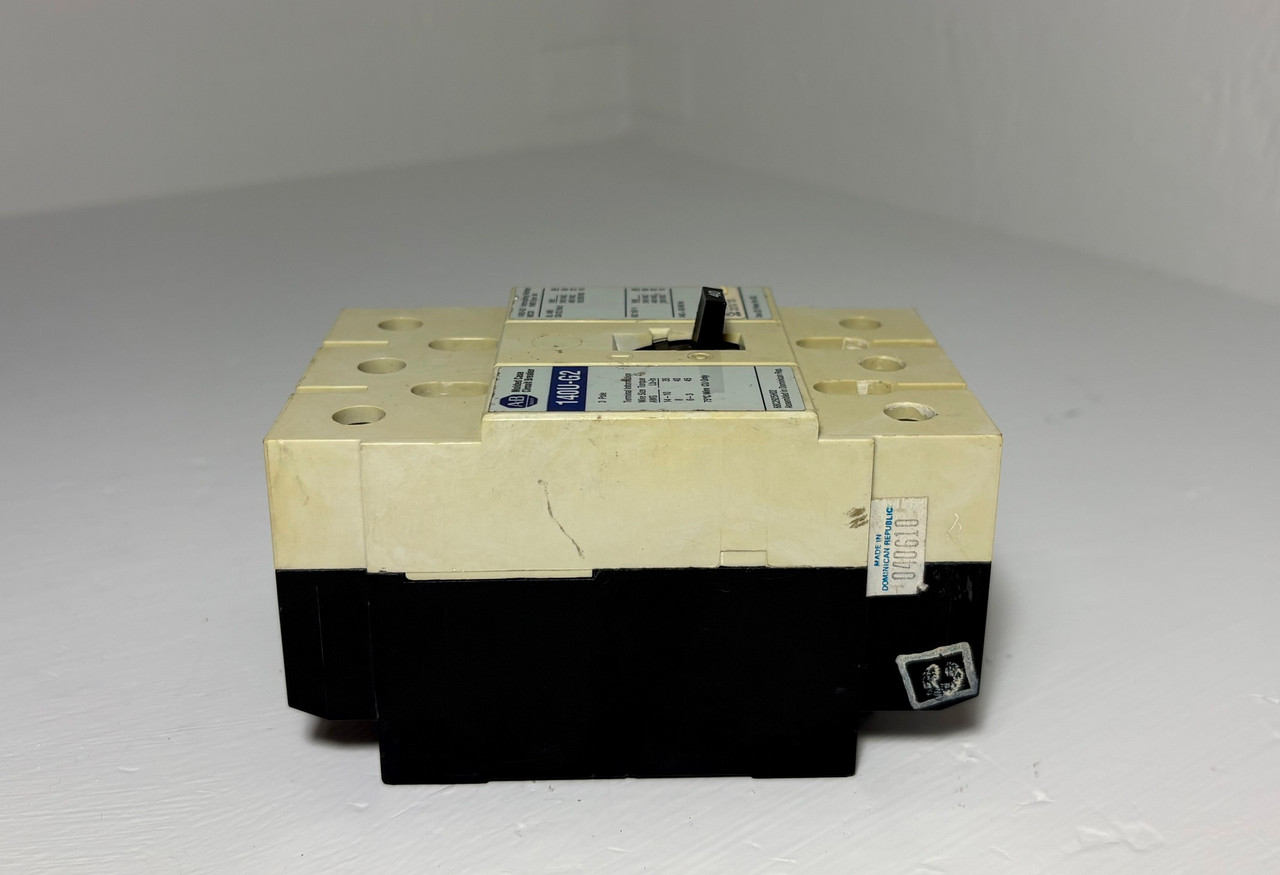 Allen-Bradley 140U-G2 40A Circuit Breaker 480V 3P 140UG2 40 Amp A-B HACR (EM5696-3)
