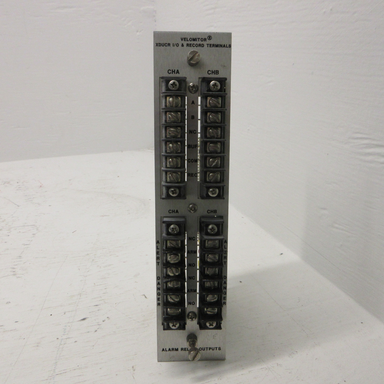 Bently Nevada 130732-01 Velomitor XDUCR I/O & Record Terminals PWA 129974-01 PLC (AH0805-6)