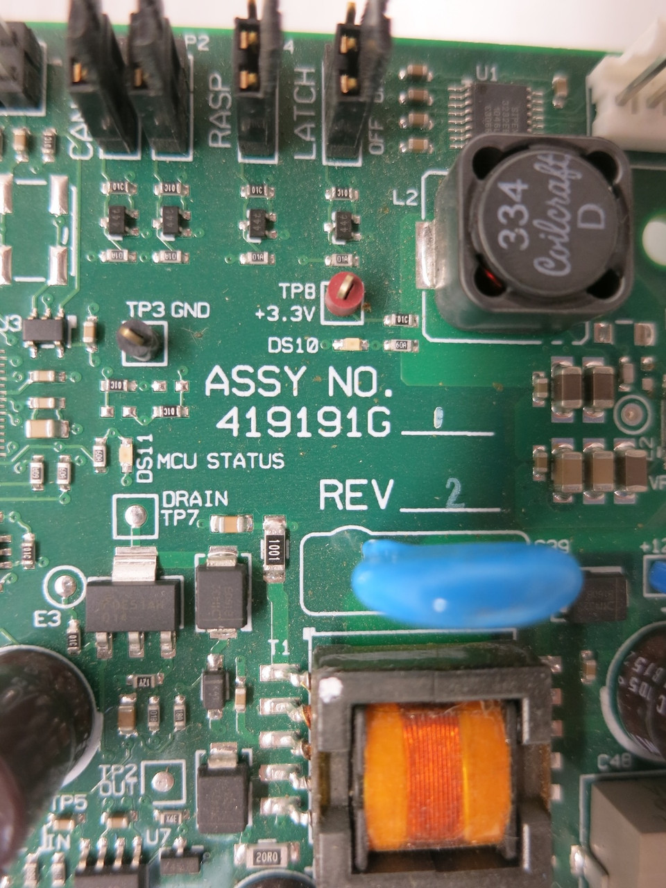 Emerson 419191G1 Rev 2 Control Circuit Board PCB 419191G 419192R1 Network Power (DW7672-1)